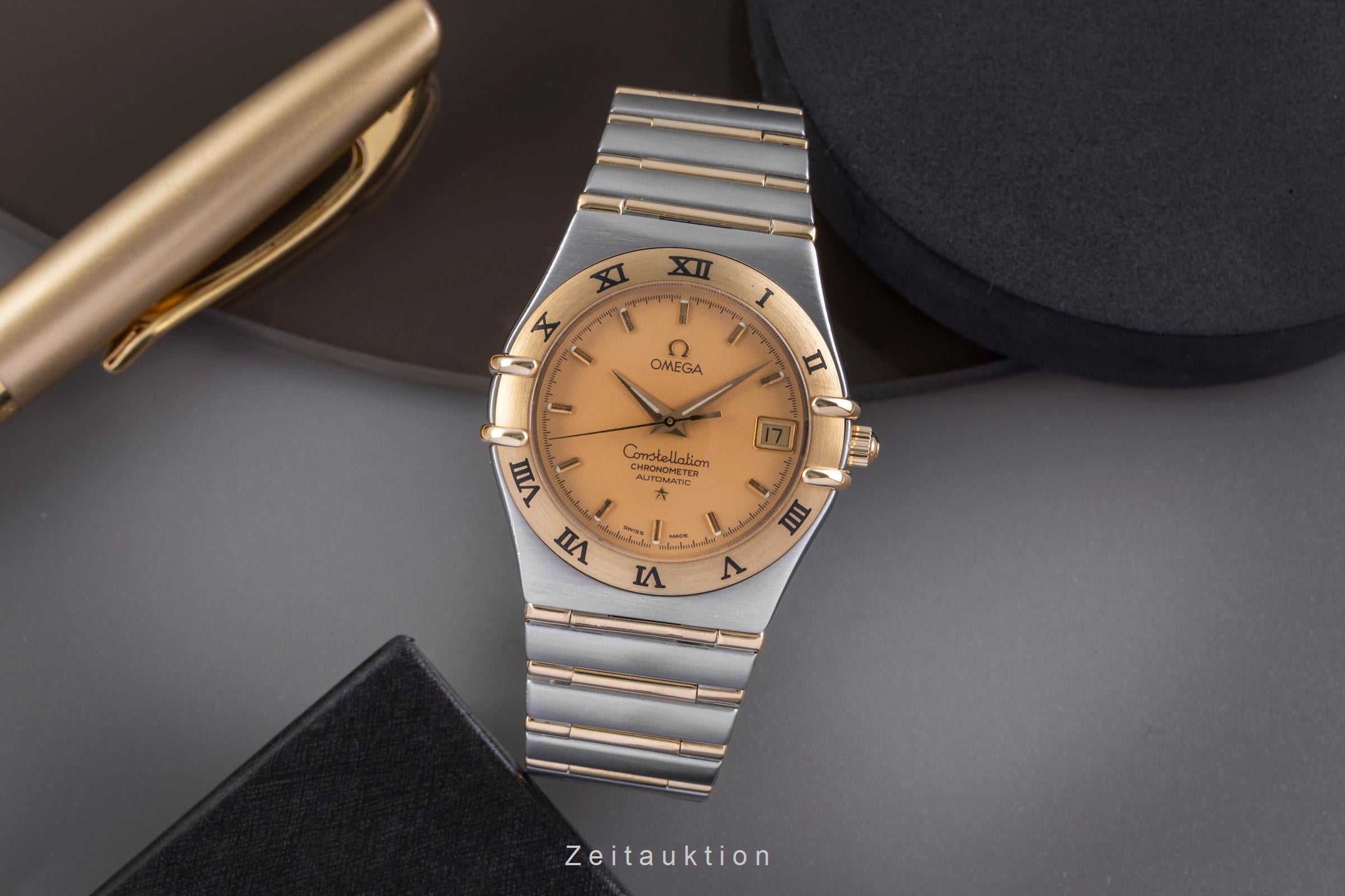 Omega Constellation Stahl / Gold Automatik Herrenuhr Ref. 1302.10.00 368.1201  [2505239]