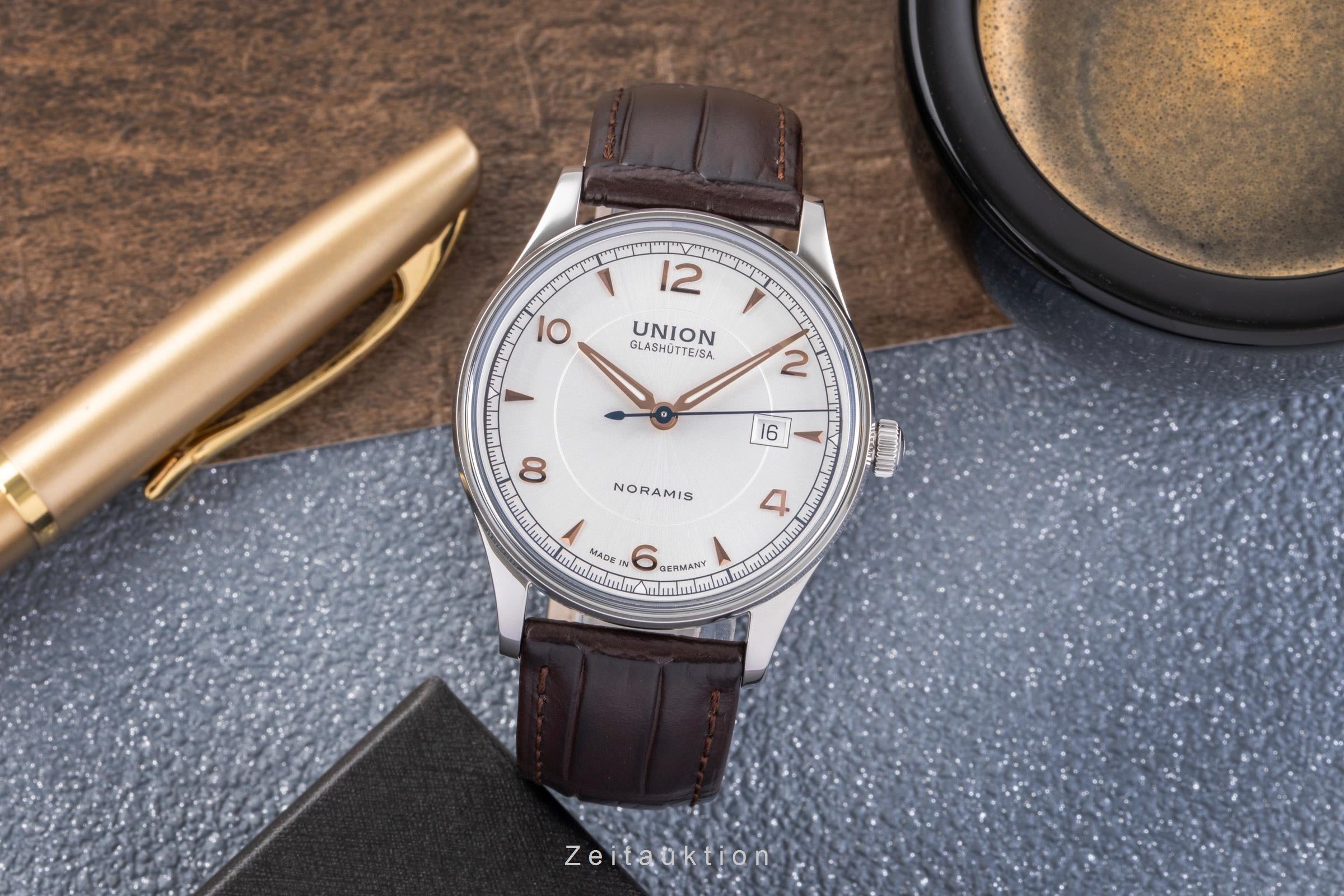 Union Glashütte Noramis steel automatic men's watch D016.407.16.037.01  [2505240]