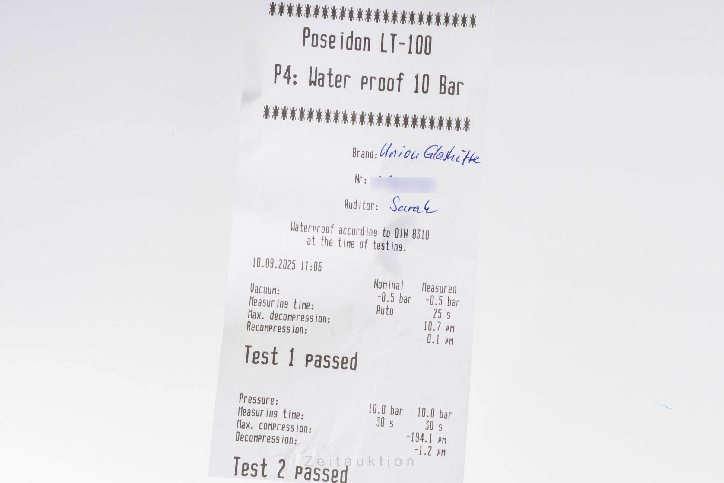 Union Glashütte Noramis steel automatic men's watch D016.407.16.037.01  [2505240]