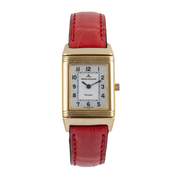 Jaeger LeCoultre Reverso oro 18 ct quarzo orologio da donna 260.1.08   Q2611120  [2505242]