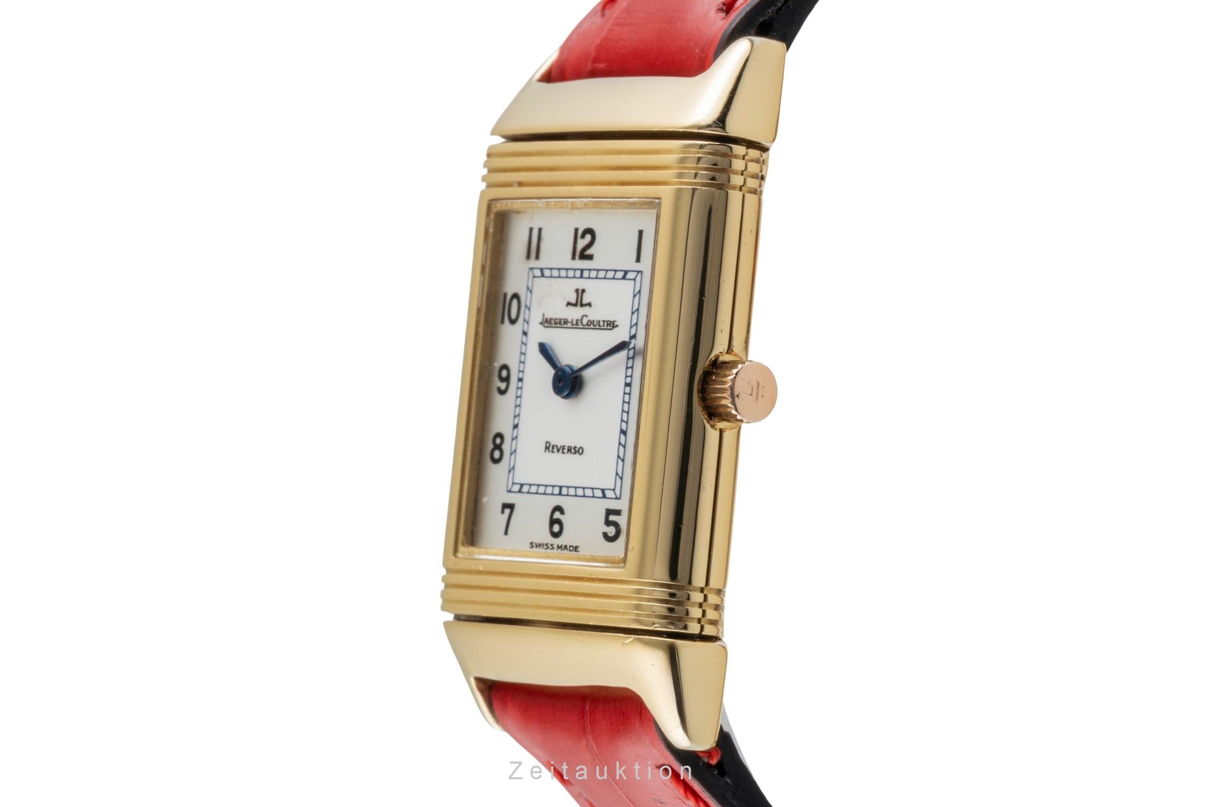 Jaeger LeCoultre Reverso oro 18 ct quarzo orologio da donna 260.1.08   Q2611120  [2505242]