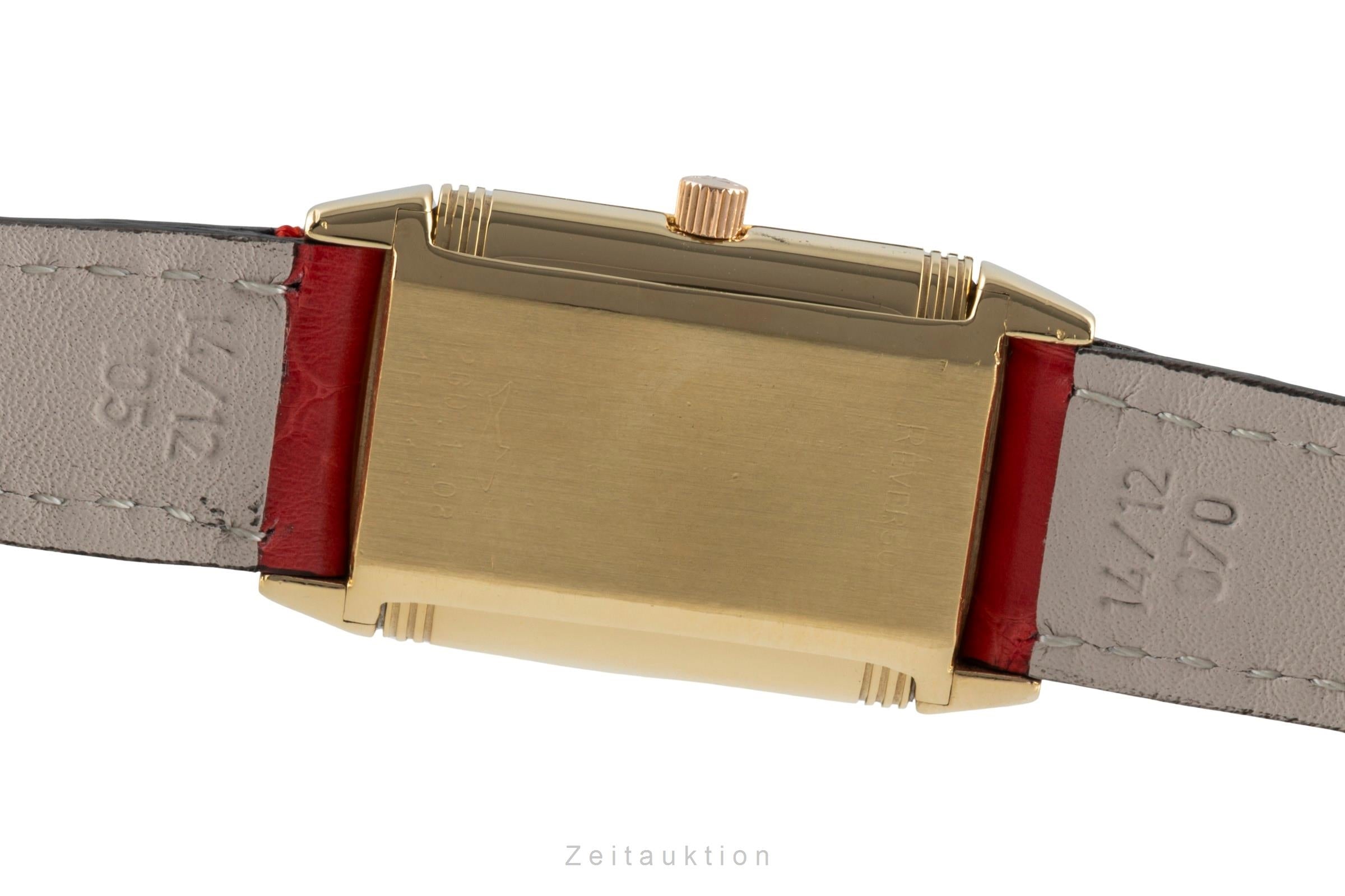 Jaeger LeCoultre Reverso oro 18 ct quarzo orologio da donna 260.1.08   Q2611120  [2505242]