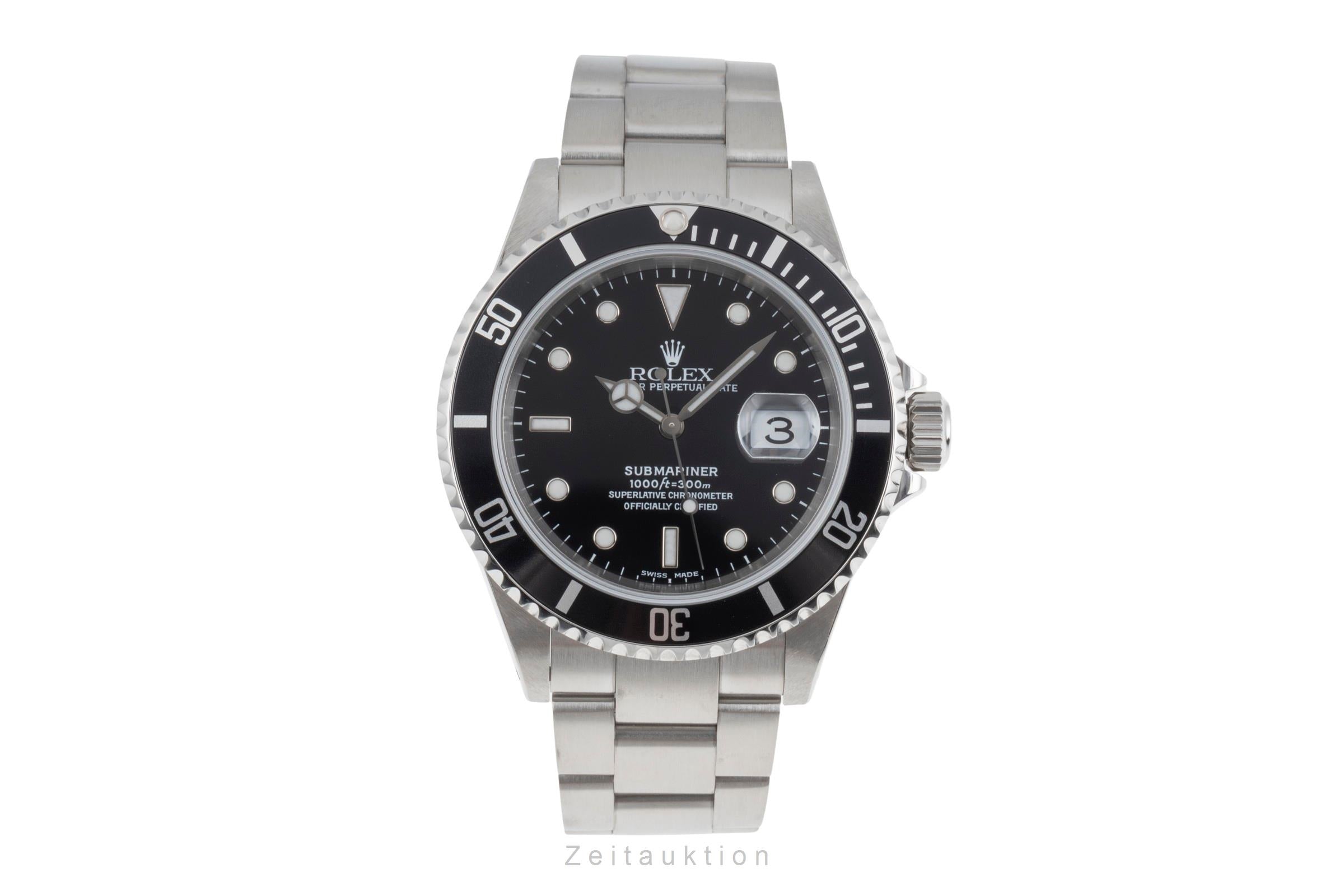 Rolex Submariner steel automatic men's watch 16610  [2505244]