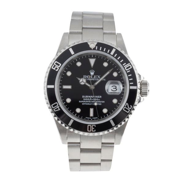 Rolex Submariner steel automatic men's watch 16610  [2505244]