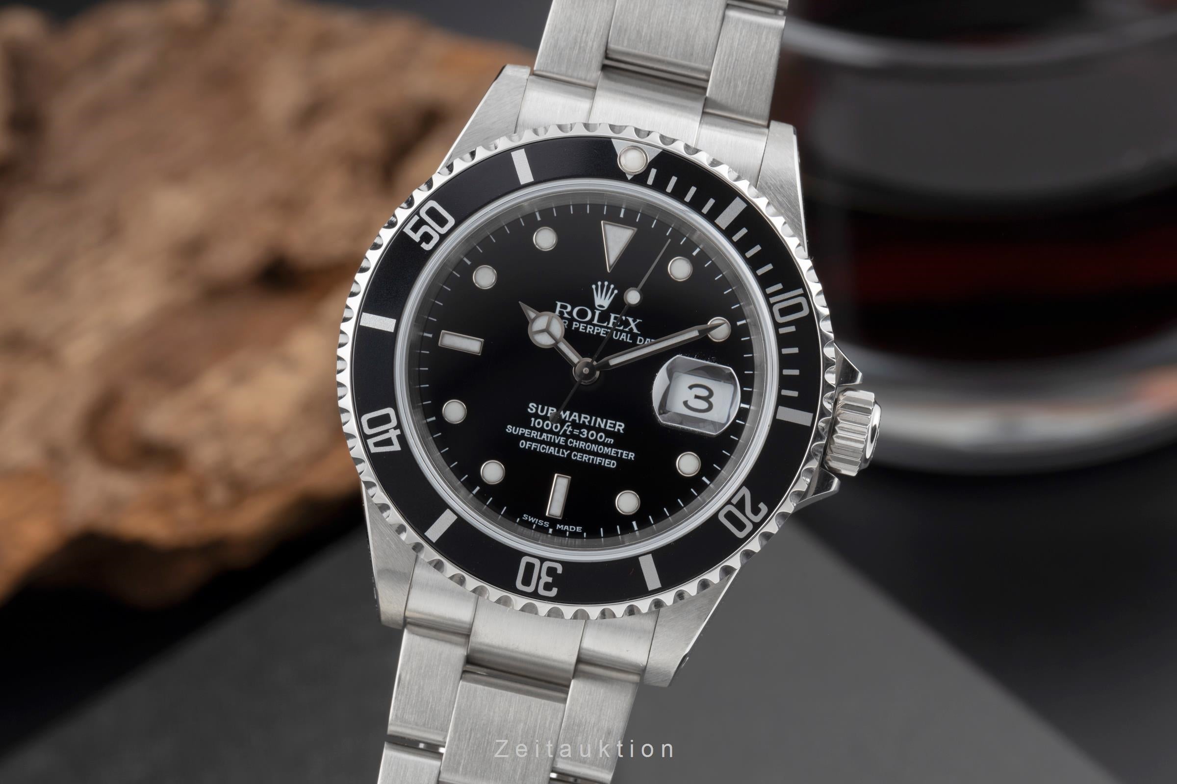 Rolex Submariner steel automatic men's watch 16610  [2505244]