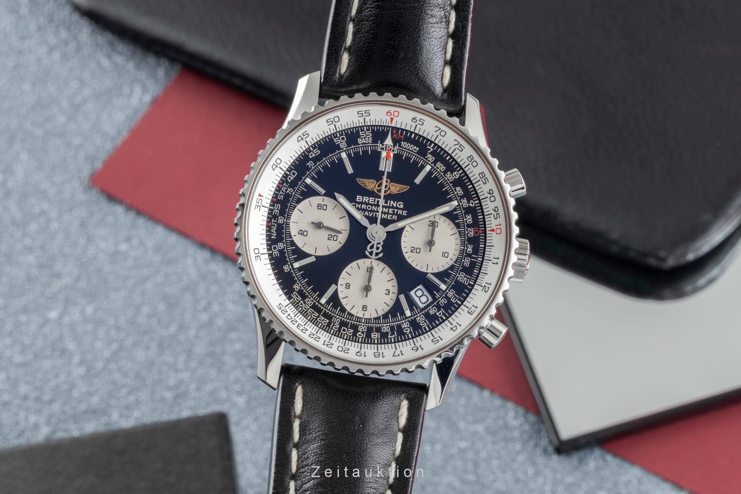 Breitling Navitimer chronograph steel automatic men's watch A23322  [2505245]