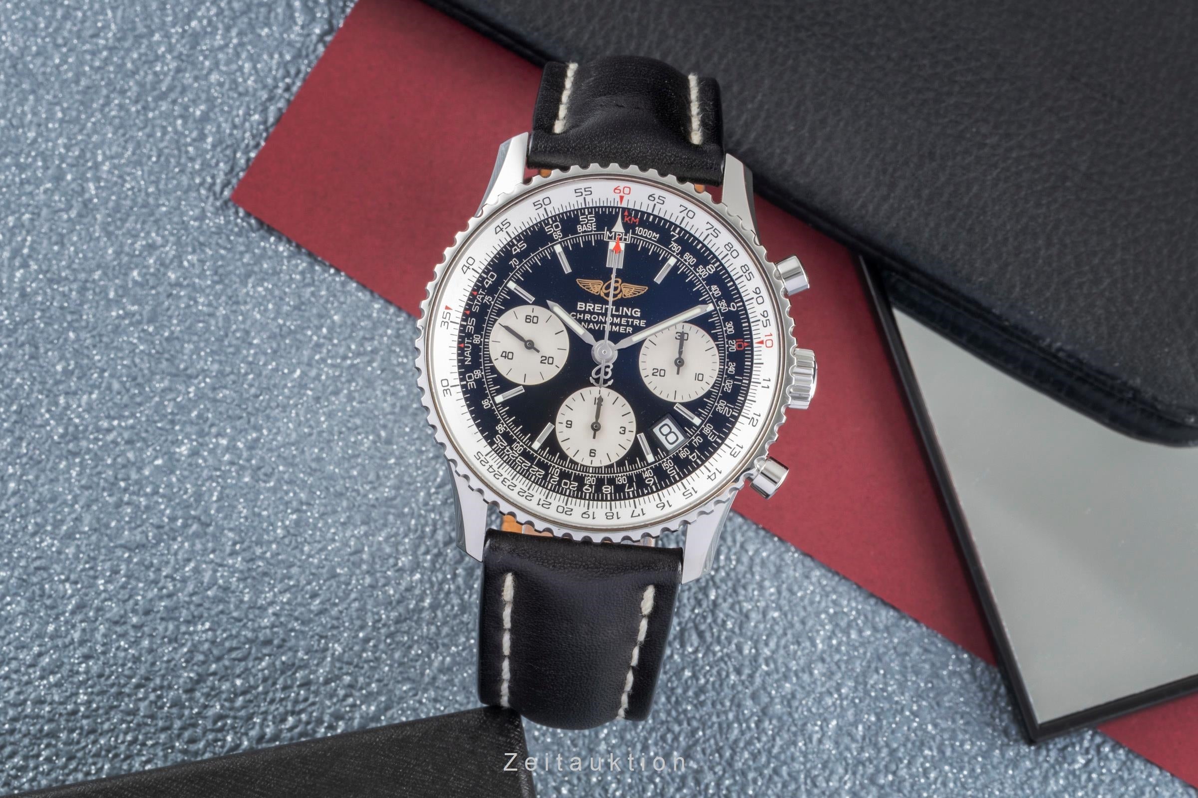 Breitling Navitimer chronograph steel automatic Kal. B23 Ref