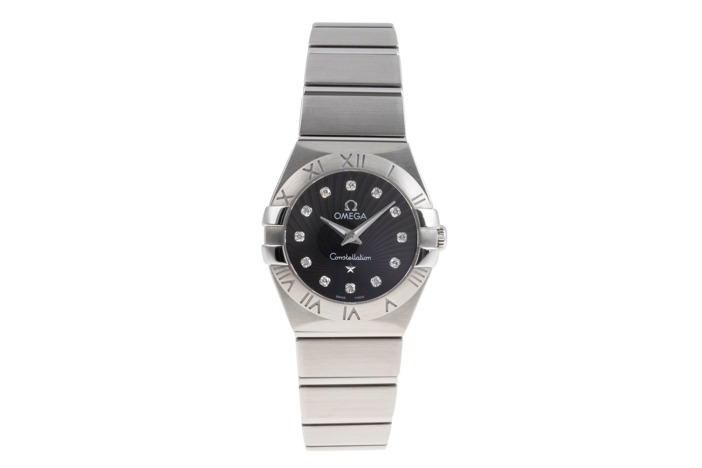 Omega Constellation steel quartz women's watch 123.10.24.60.51.001 LP: 4400EUR  [2505248]