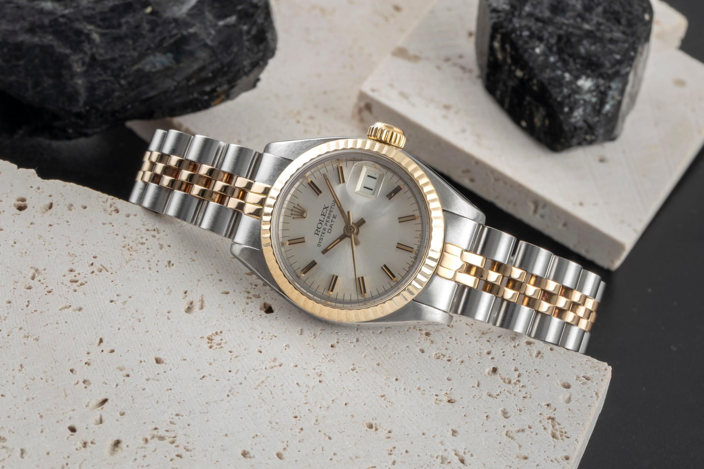 Rolex Date steel / gold automatic women's watch 6917 LP: 12500EUR  [2505249]