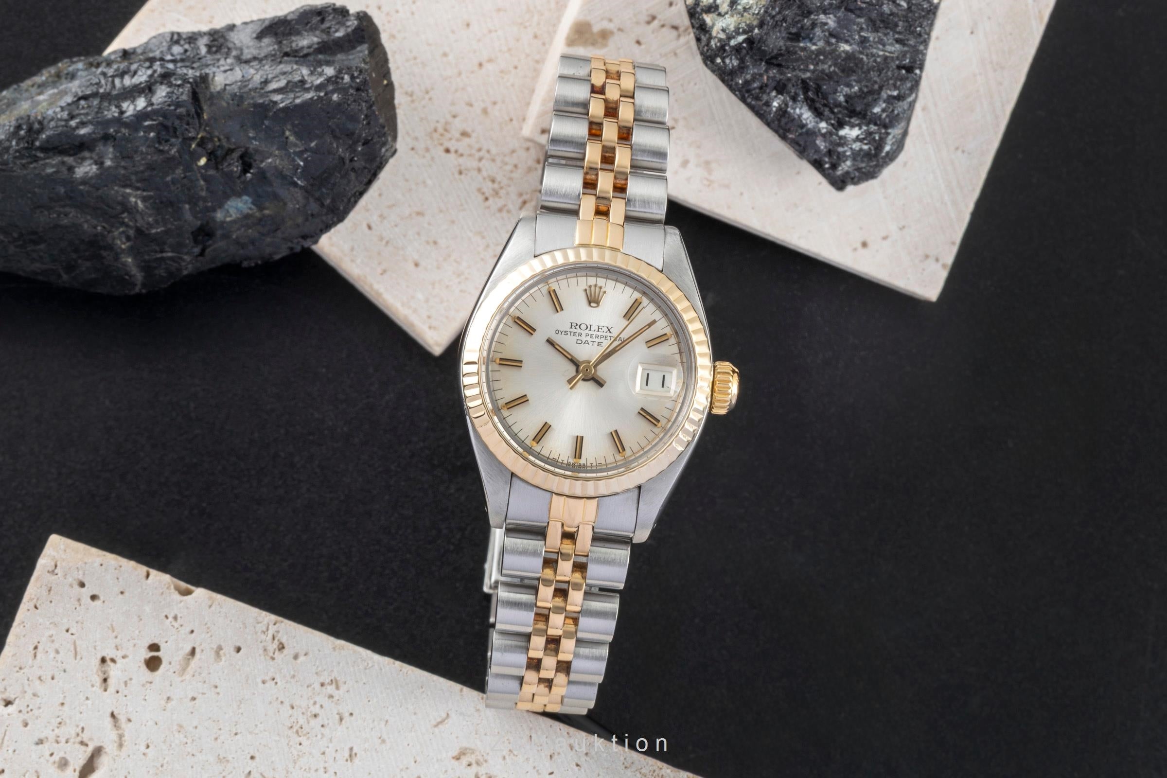 Rolex Date steel / gold automatic women's watch 6917 LP: 12500EUR  [2505249]