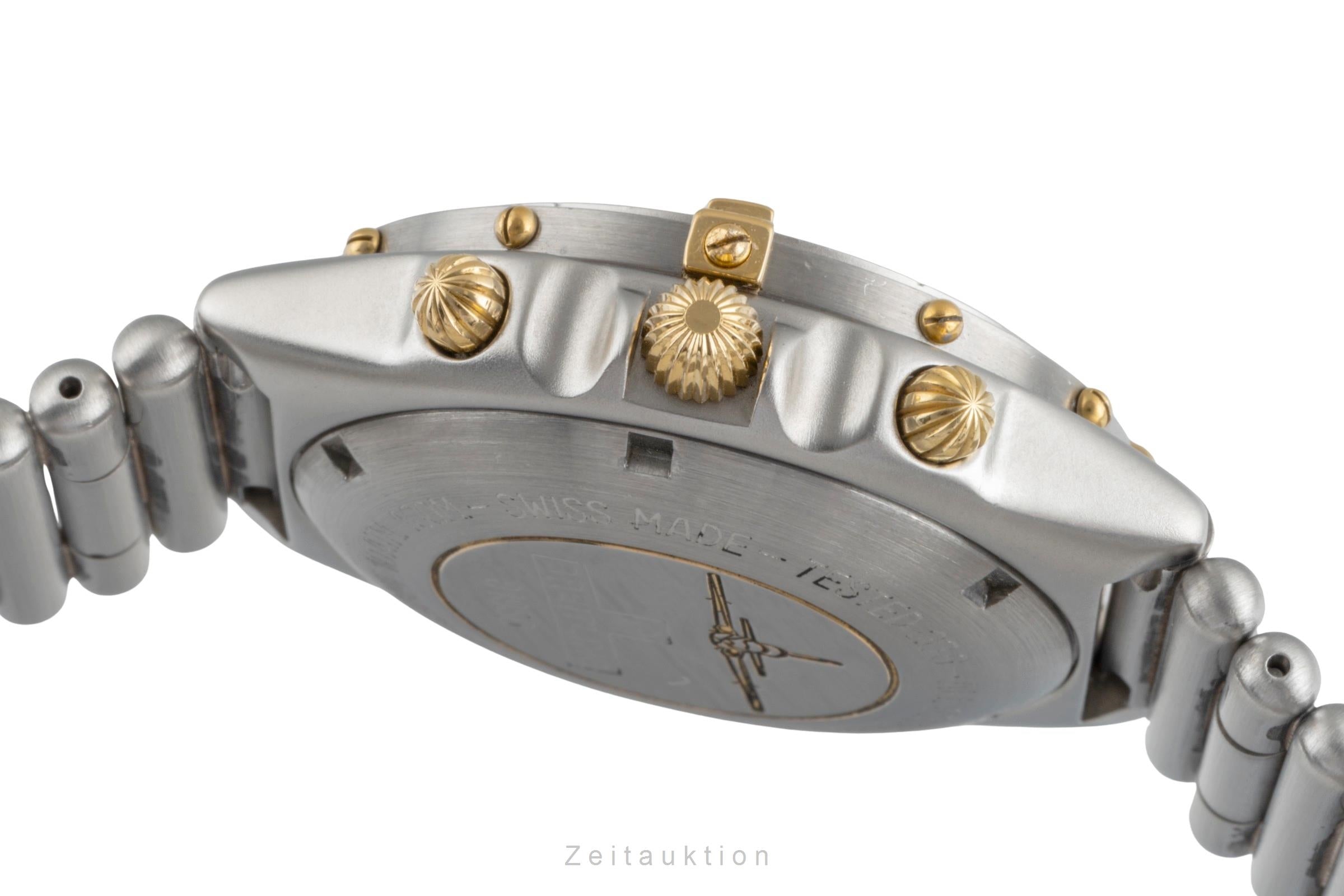 Breitling Chronomat chronograph gilt / steel automatic men's watch 81950  [2505250]