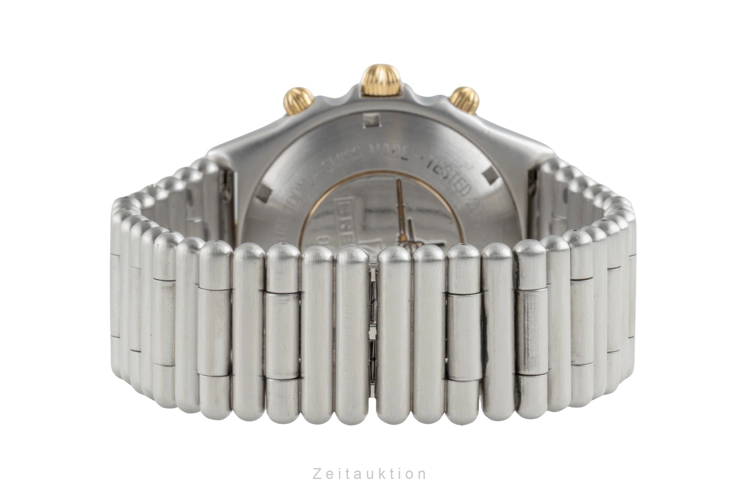 Breitling Chronomat chronograph gilt / steel automatic men's watch 81950  [2505250]