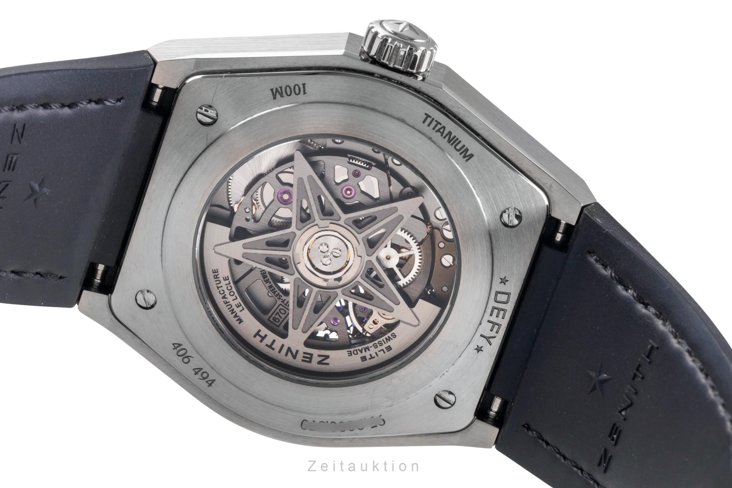 Zenith Defy Classic Titan Automatik Herrenuhr Ref. 95.9000.670/78.R584 B&P 2021 [2505254]