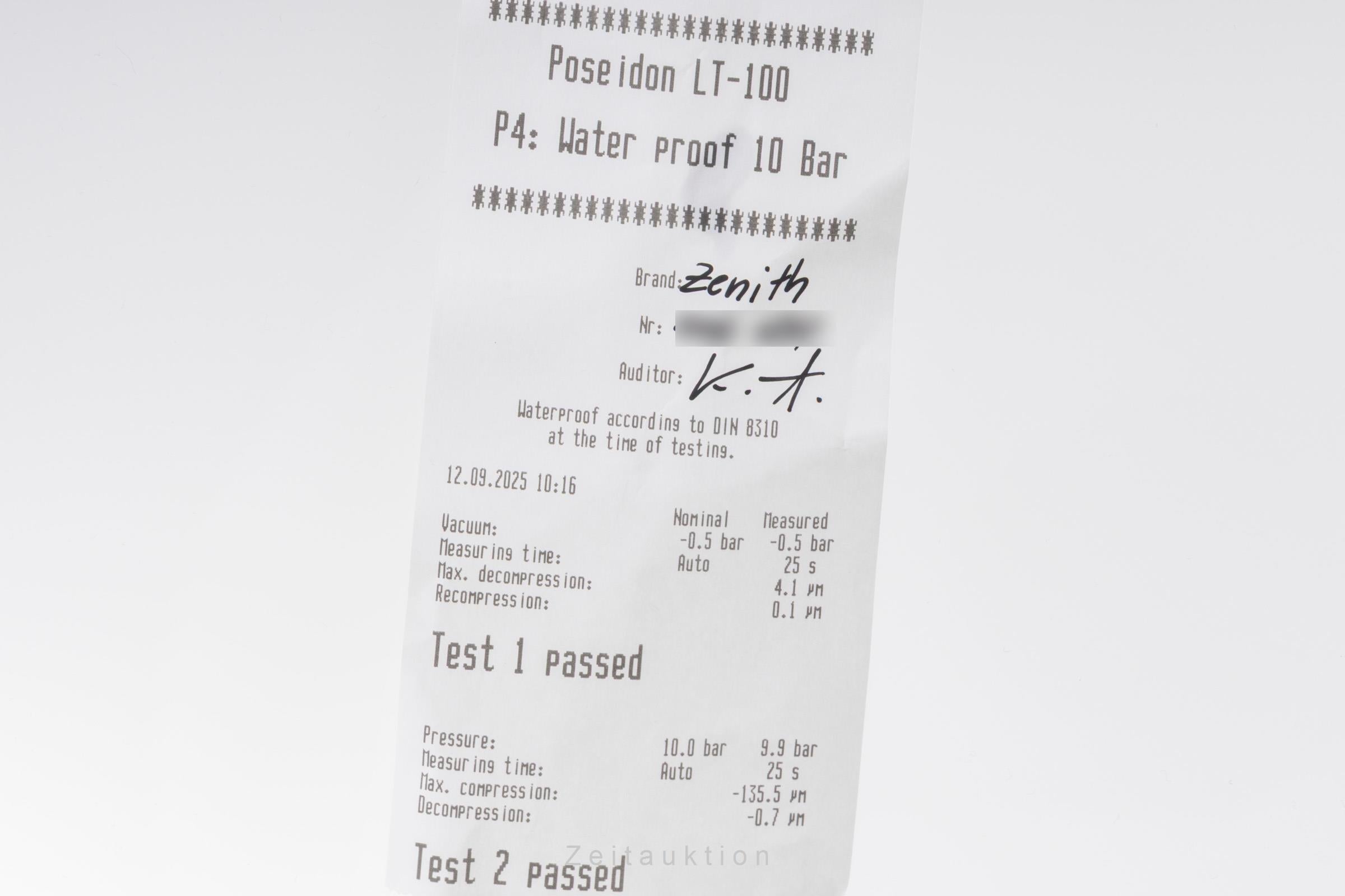 Zenith Defy Classic Titan Automatik Herrenuhr Ref. 95.9000.670/78.R584 B&P 2021 [2505254]