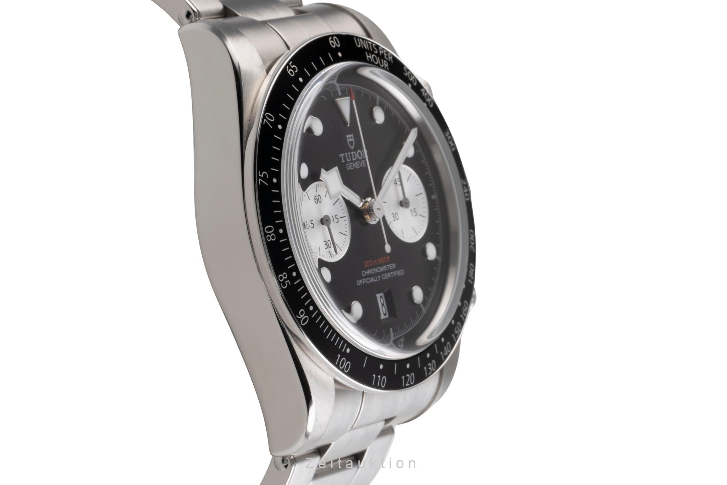 Tudor Heritage Black Bay chronographe acier automatique montre pour hommes 79360N  [2505255]