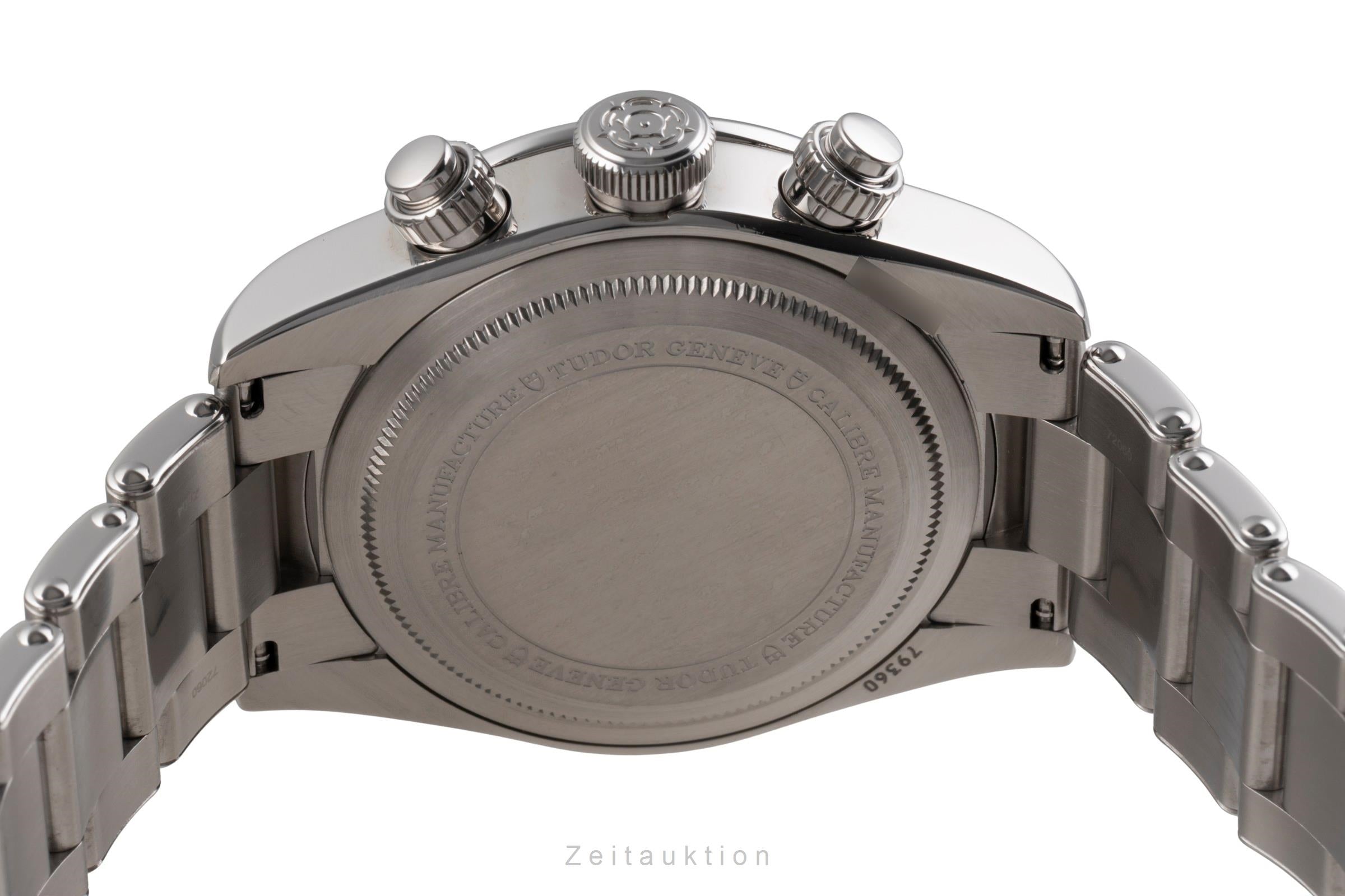 Tudor Heritage Black Bay chronographe acier automatique montre pour hommes 79360N  [2505255]