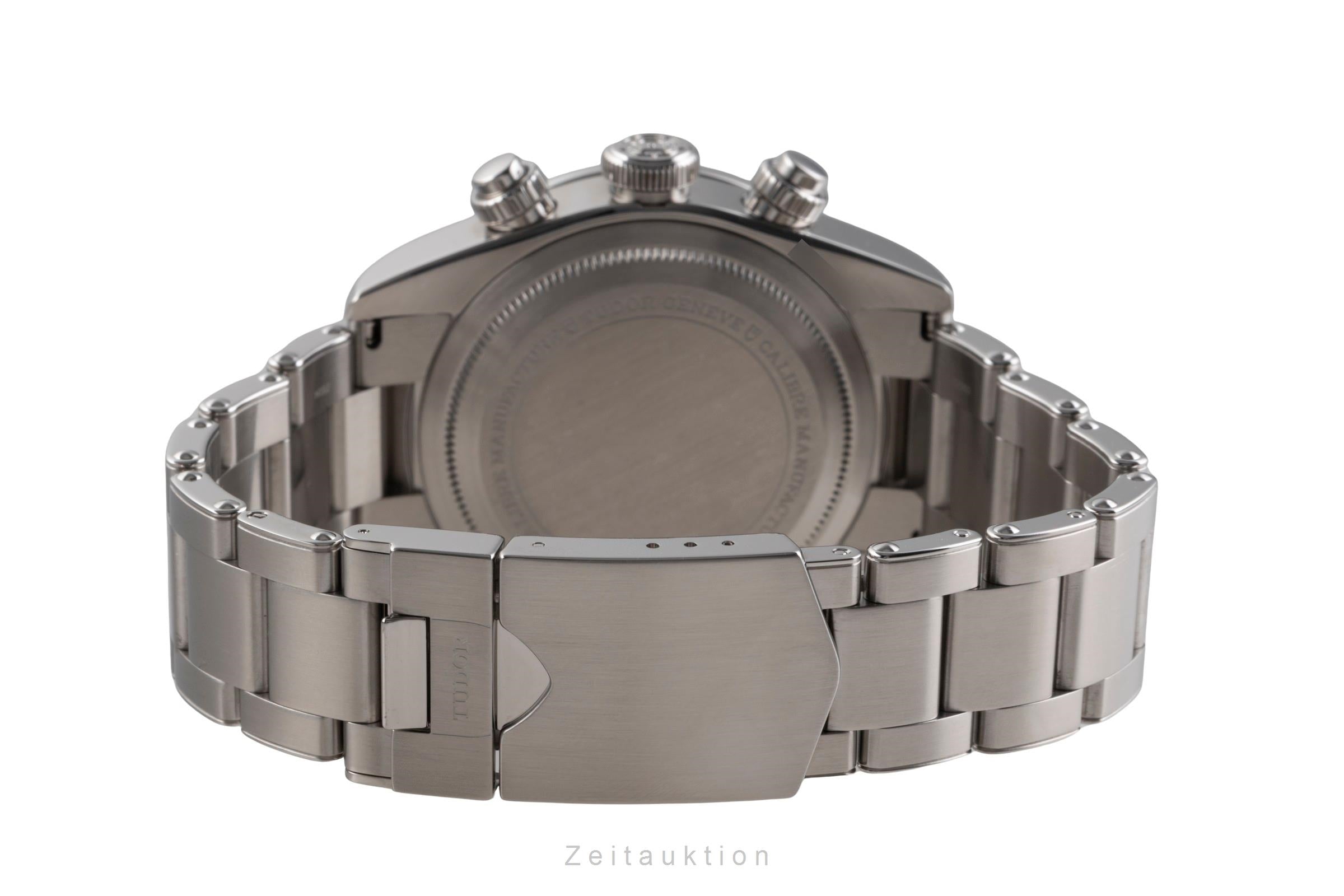 Tudor Heritage Black Bay chronographe acier automatique montre pour hommes 79360N  [2505255]