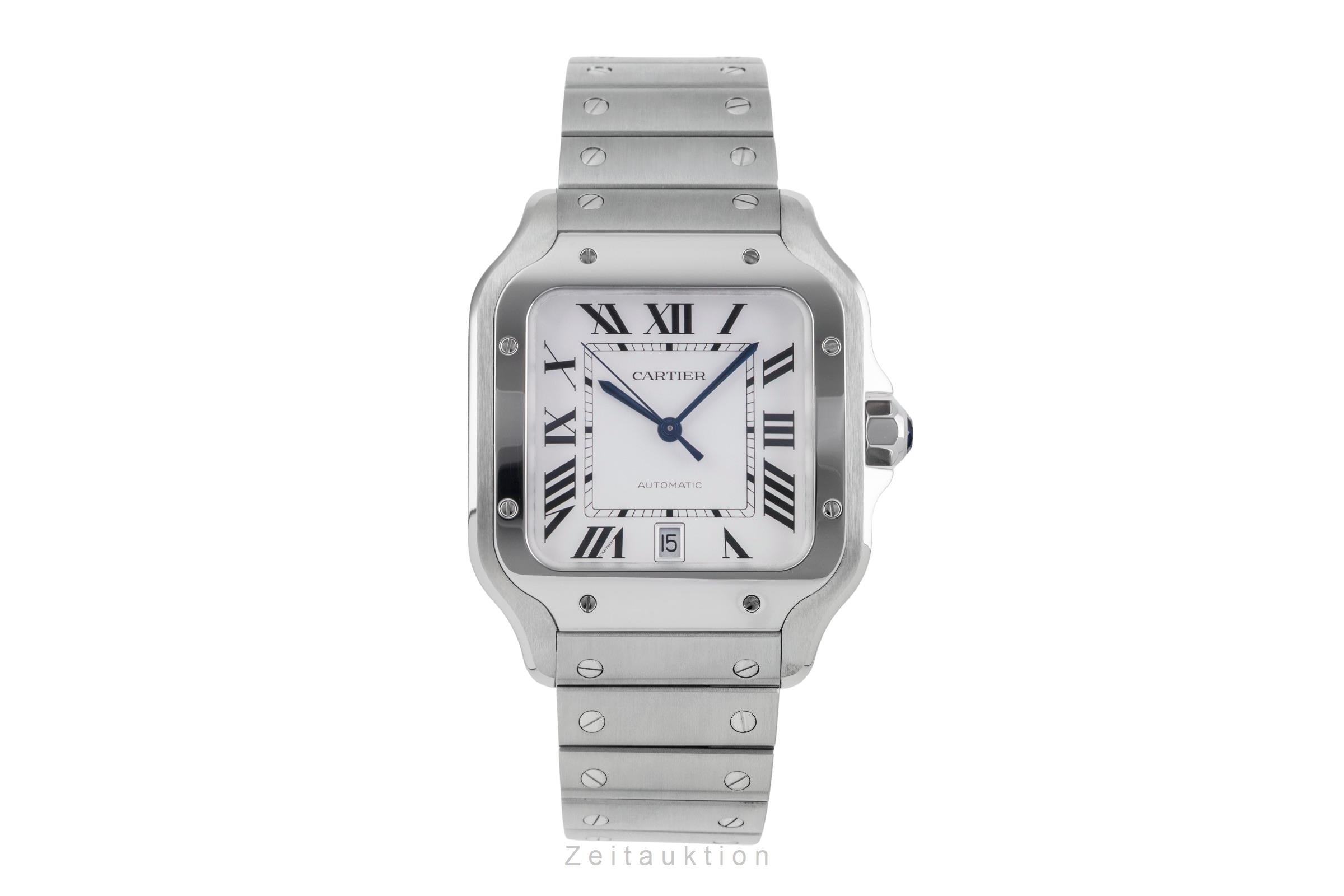 Cartier Santos steel automatic men's watch WSSA0018 LP: 8850EUR  [2505259]