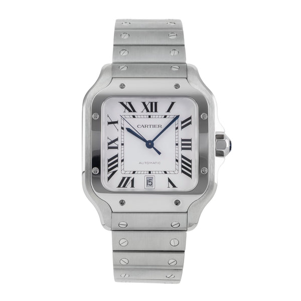 Cartier Santos steel automatic men's watch WSSA0018 LP: 8850EUR  [2505259]