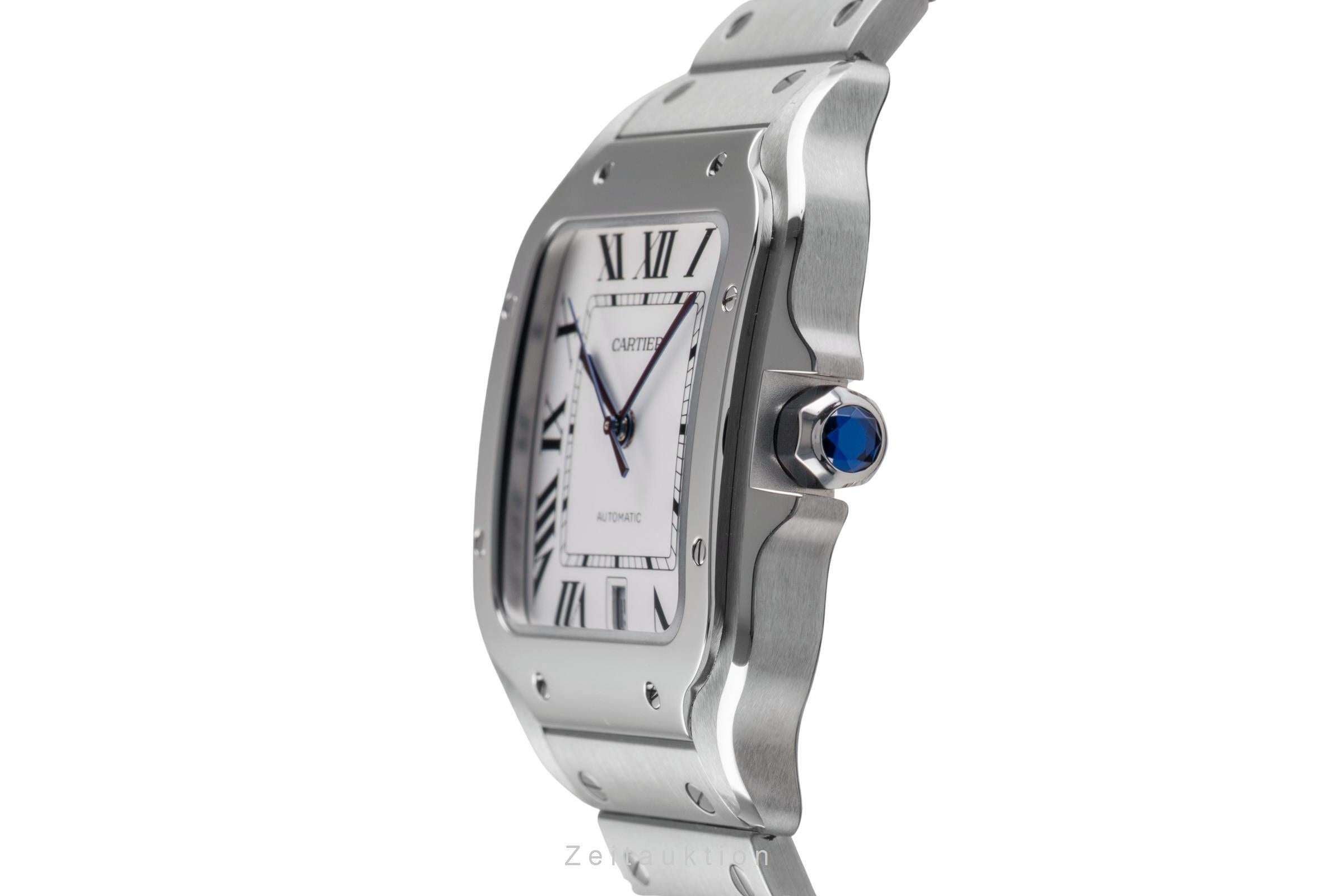 Cartier Santos steel automatic men's watch WSSA0018 LP: 8850EUR  [2505259]