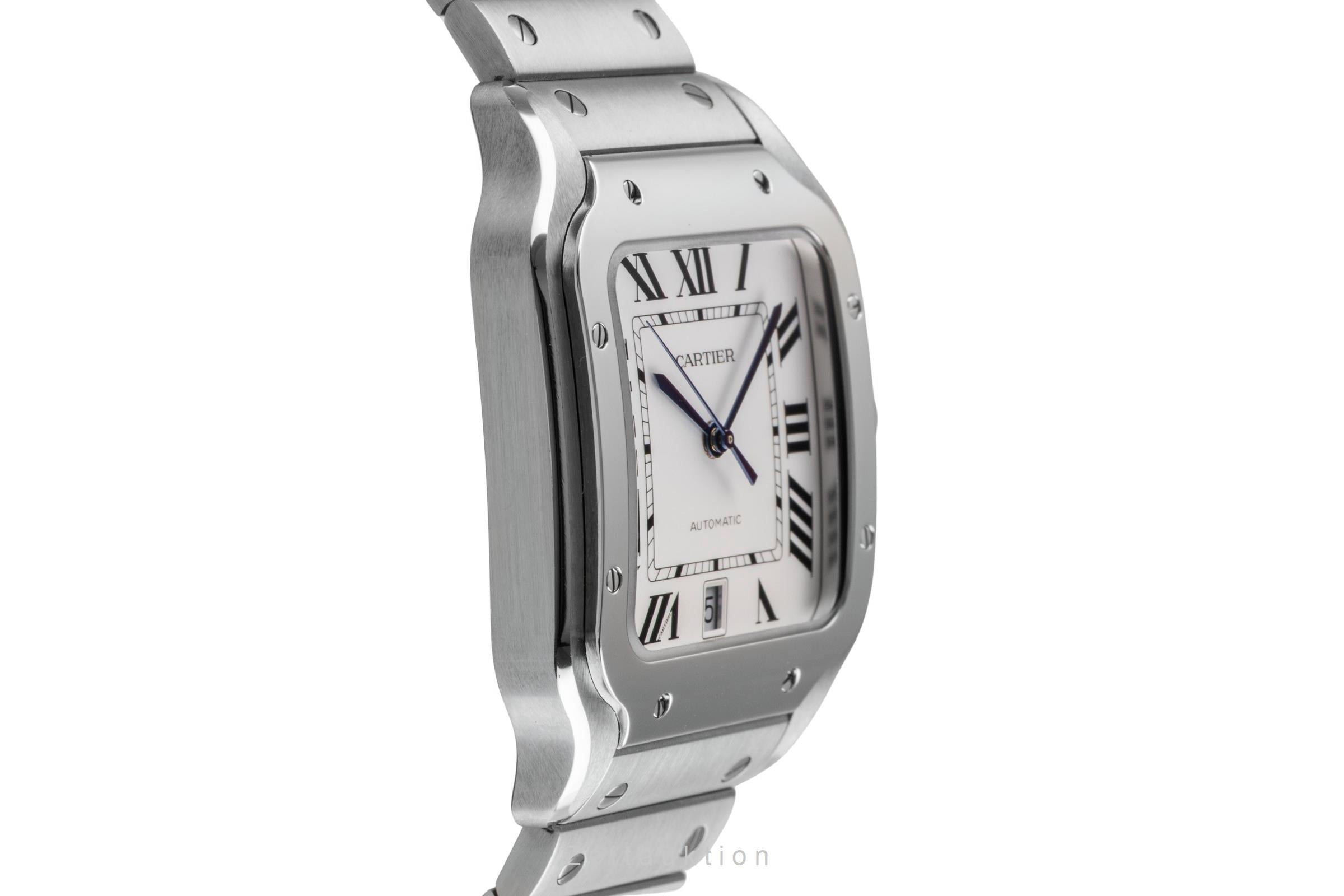 Cartier Santos steel automatic men's watch WSSA0018 LP: 8850EUR  [2505259]