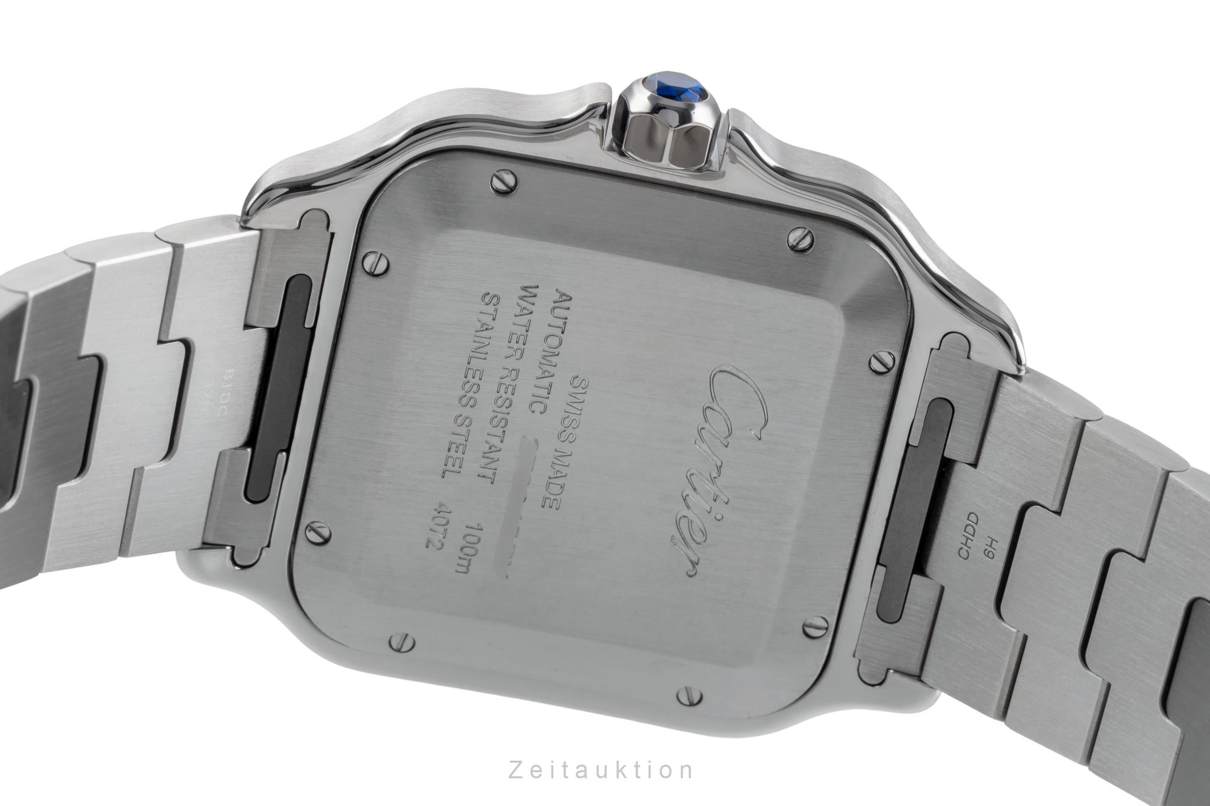 Cartier Santos steel automatic men's watch WSSA0018 LP: 8850EUR  [2505259]