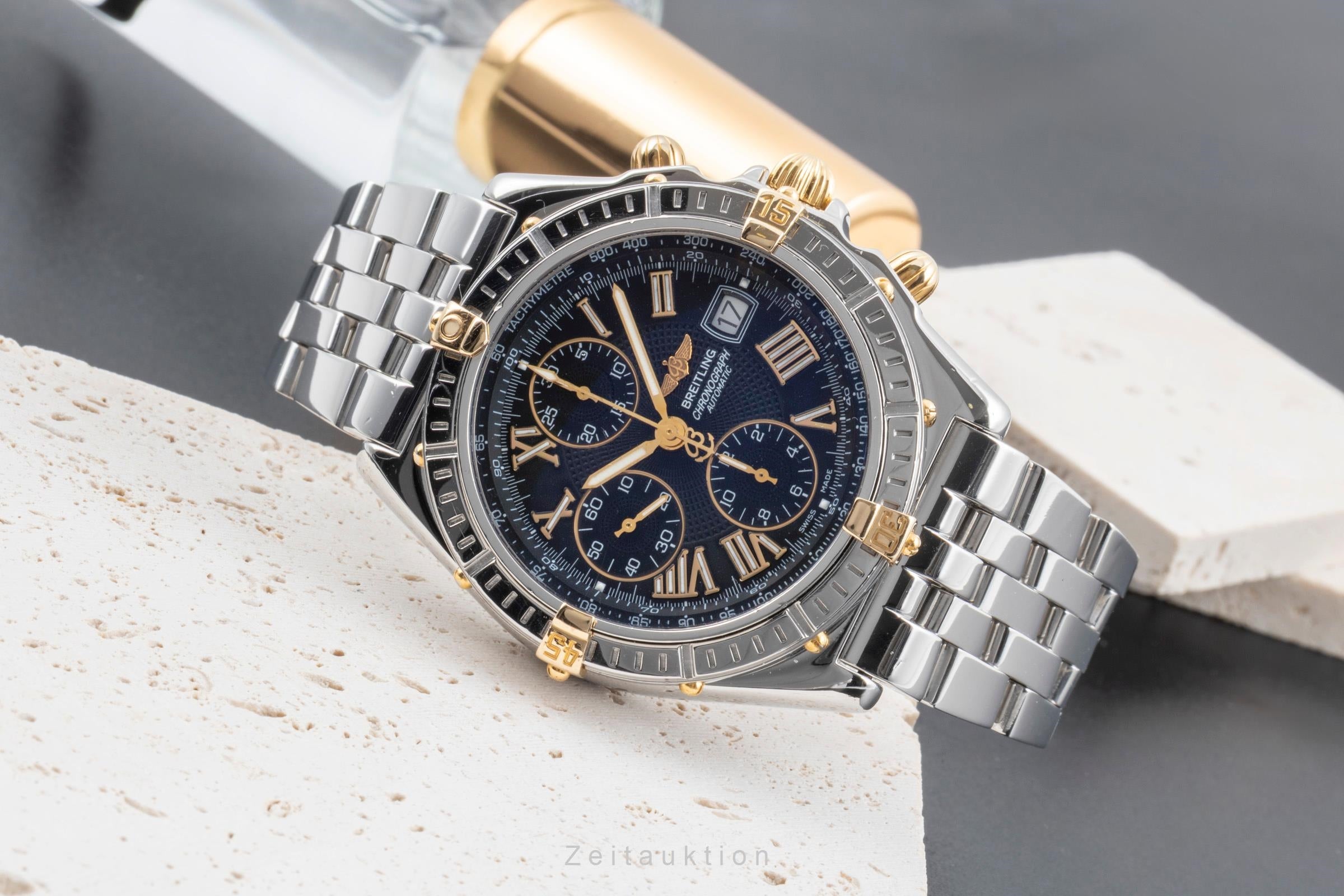 Breitling Crosswind chronograph steel / gold automatic Kal. B13