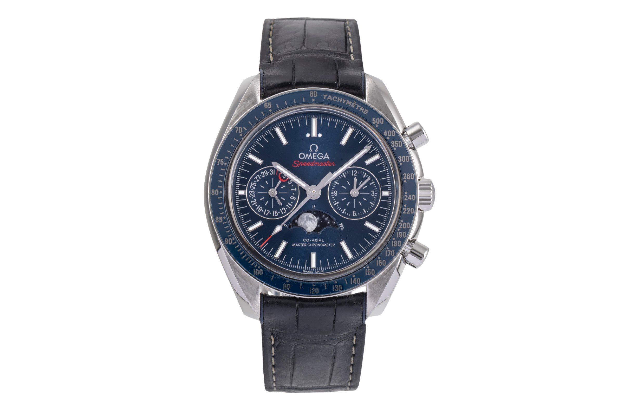 Omega Speedmaster chronograph steel automatic men's watch 304.33.44.52.03.001 LP: 12200EUR  [2505261]