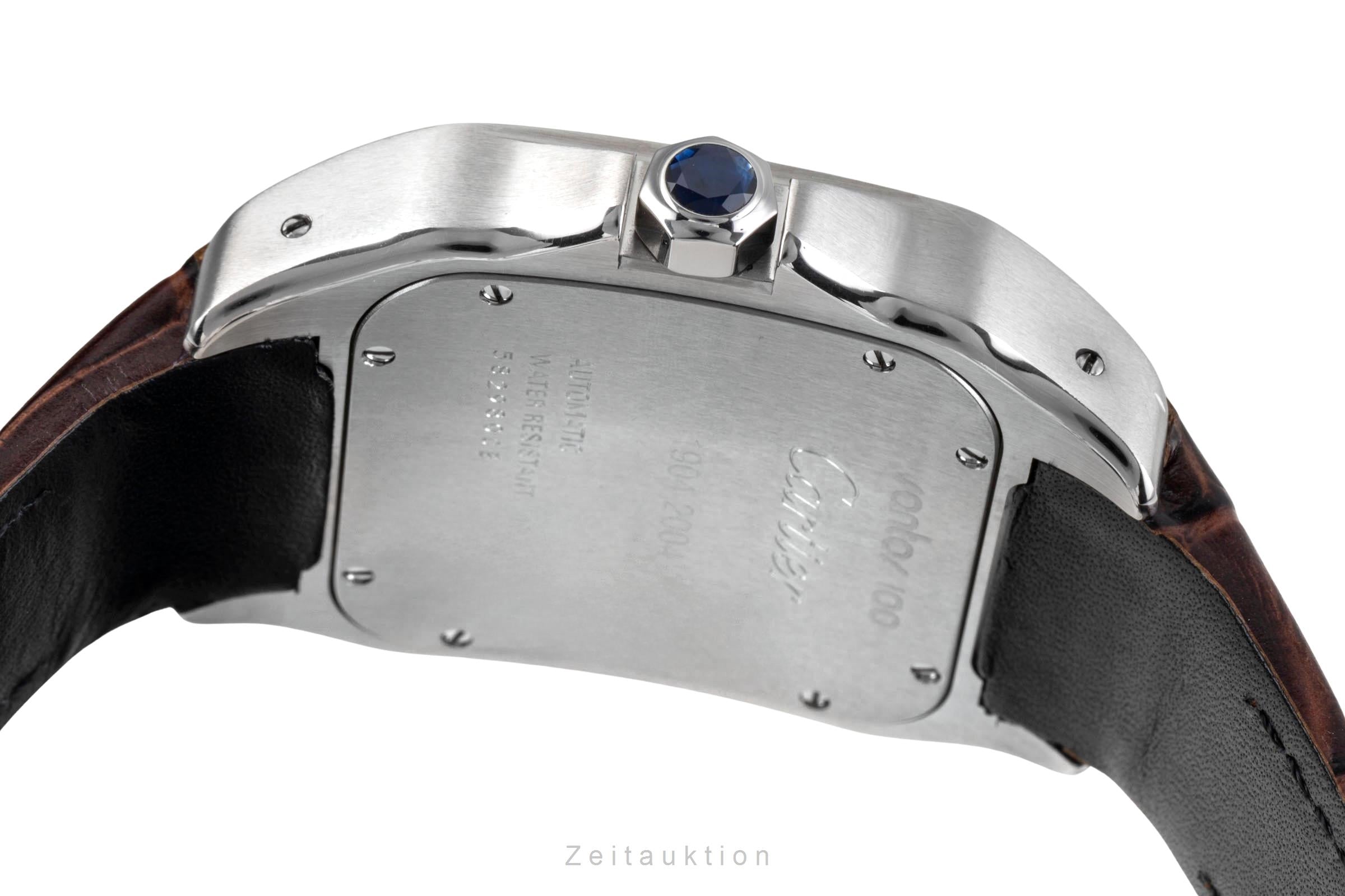 Cartier Santos 100 acier / or  automatique montre pour hommes W20077X7  [2505262]