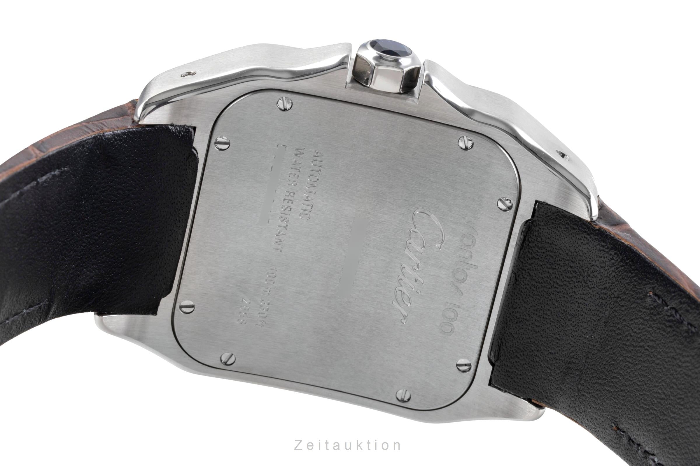 Cartier Santos 100 acier / or  automatique montre pour hommes W20077X7  [2505262]