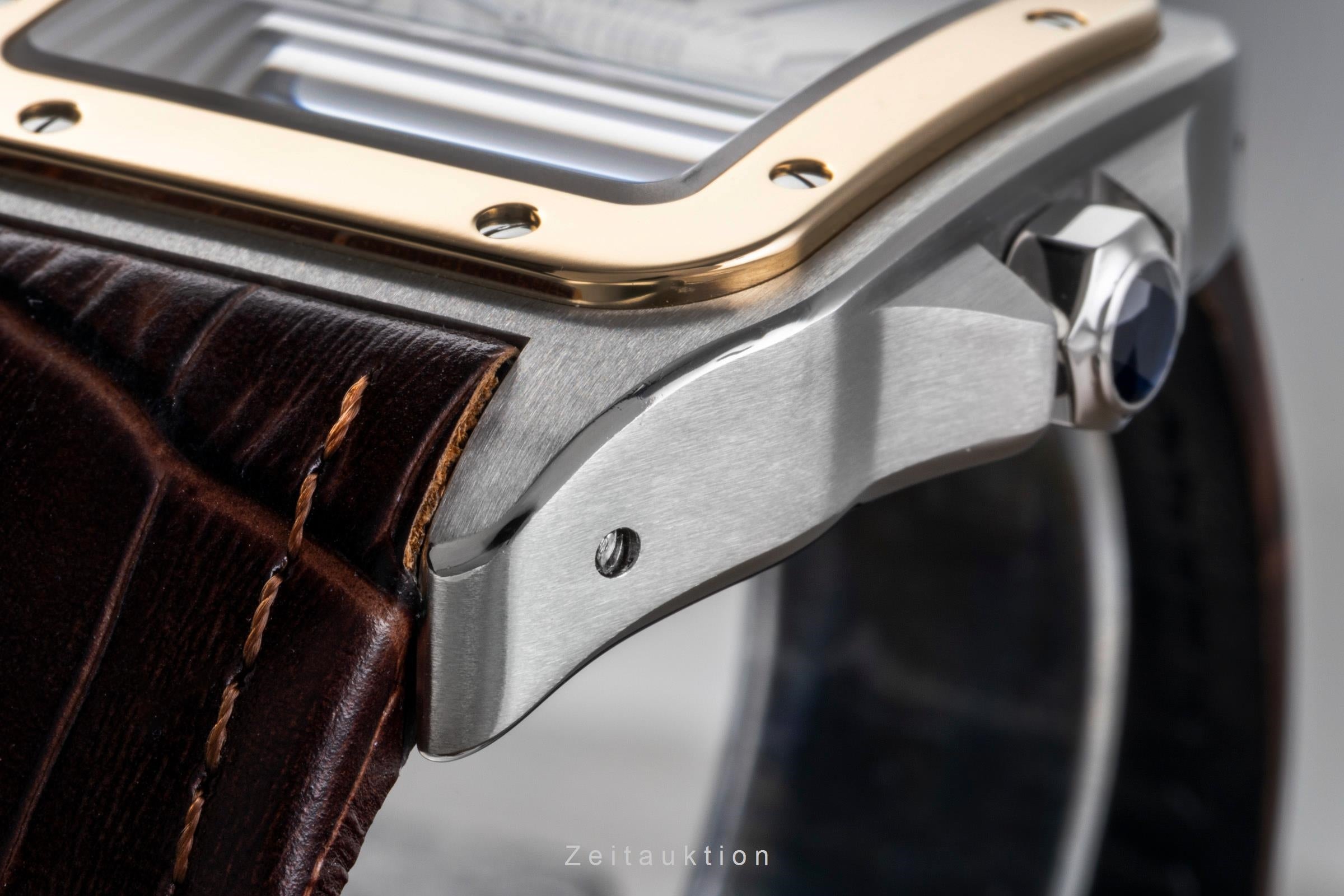 Cartier Santos 100 acier / or  automatique montre pour hommes W20077X7  [2505262]