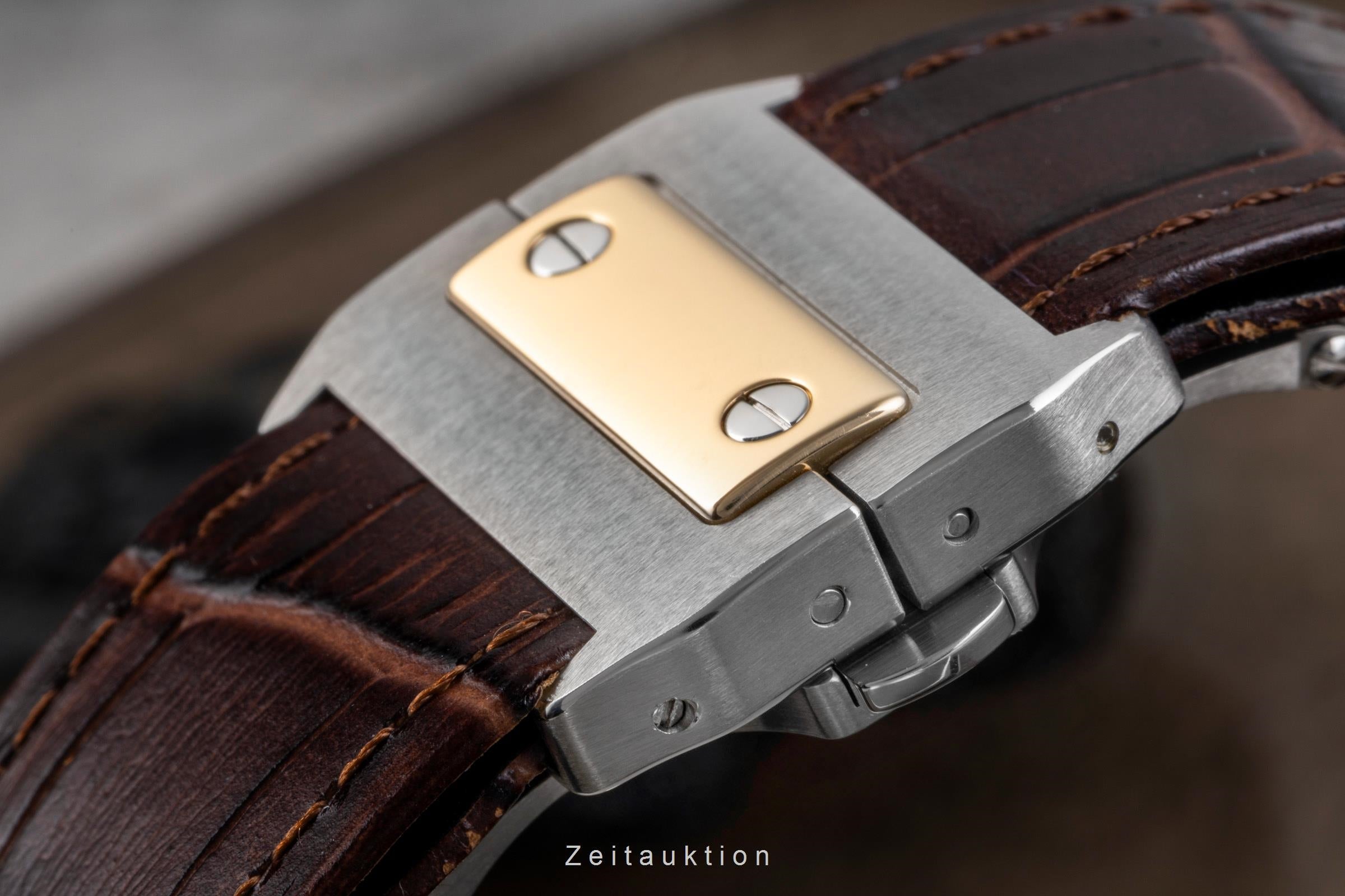 Cartier Santos 100 acier / or  automatique montre pour hommes W20077X7  [2505262]