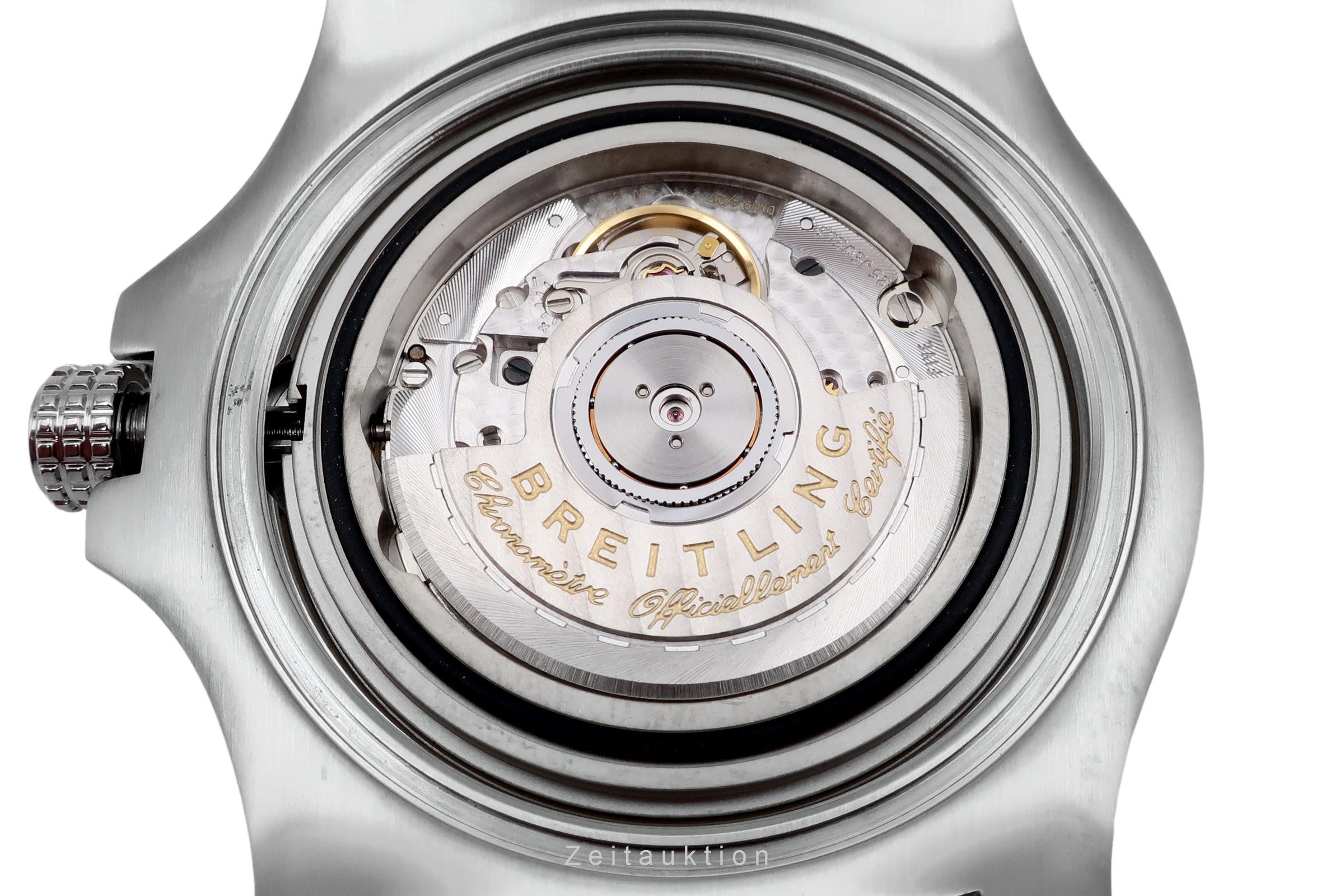 Breitling Avenger II GMT 45 Automatik Edelstahl Herrenuhr Ref. A32395 B&P [2505264]