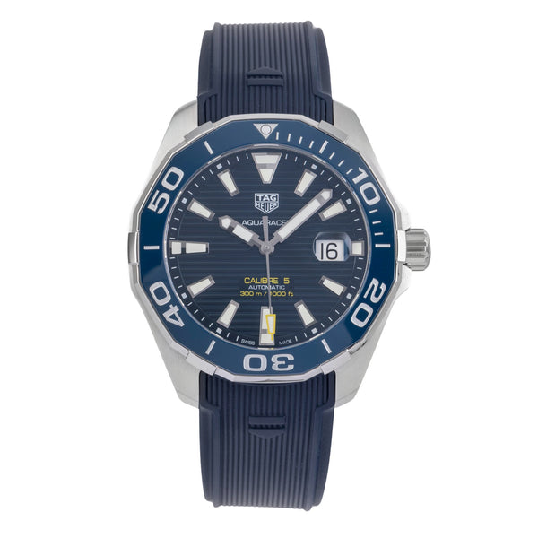 Tag Heuer Aquaracer steel automatic men's watch WAY201B-0  [2505265]