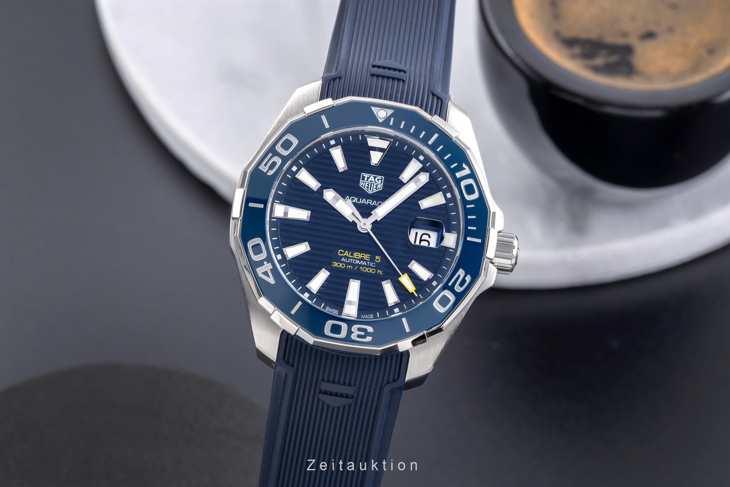 Tag Heuer Aquaracer steel automatic Kal. Calibre 5 Ref. WAY201B-0