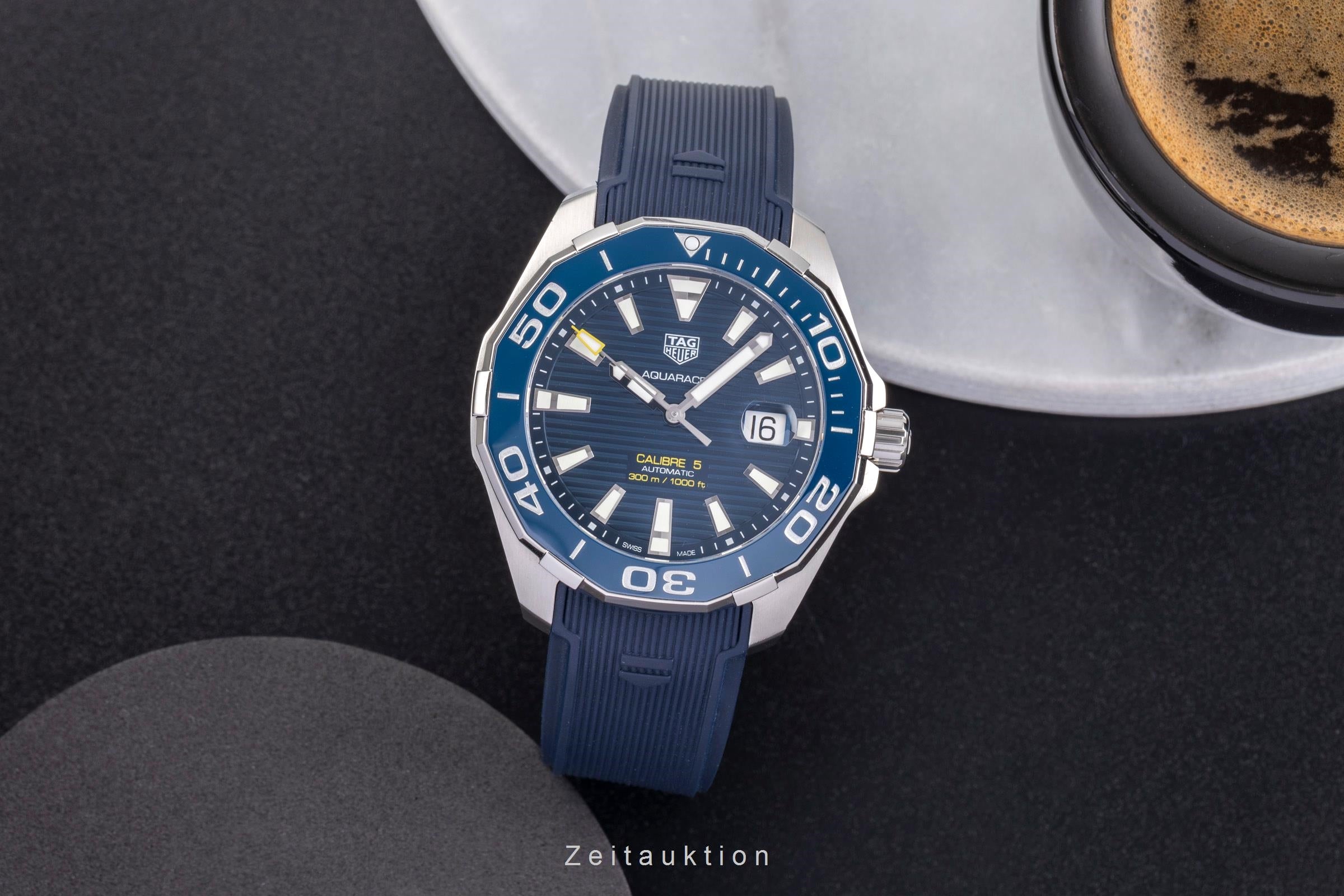 Tag Heuer Aquaracer steel automatic men's watch WAY201B-0  [2505265]