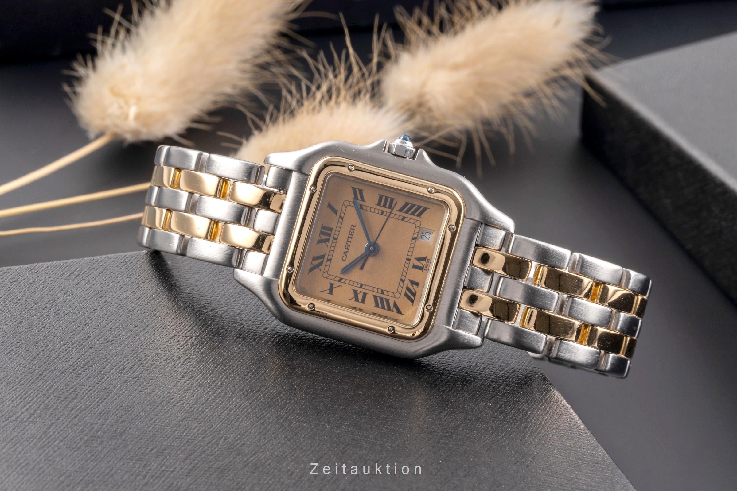 Cartier Panthere acciaio / oro quarzo orologio da donna 83083242  [2505266]