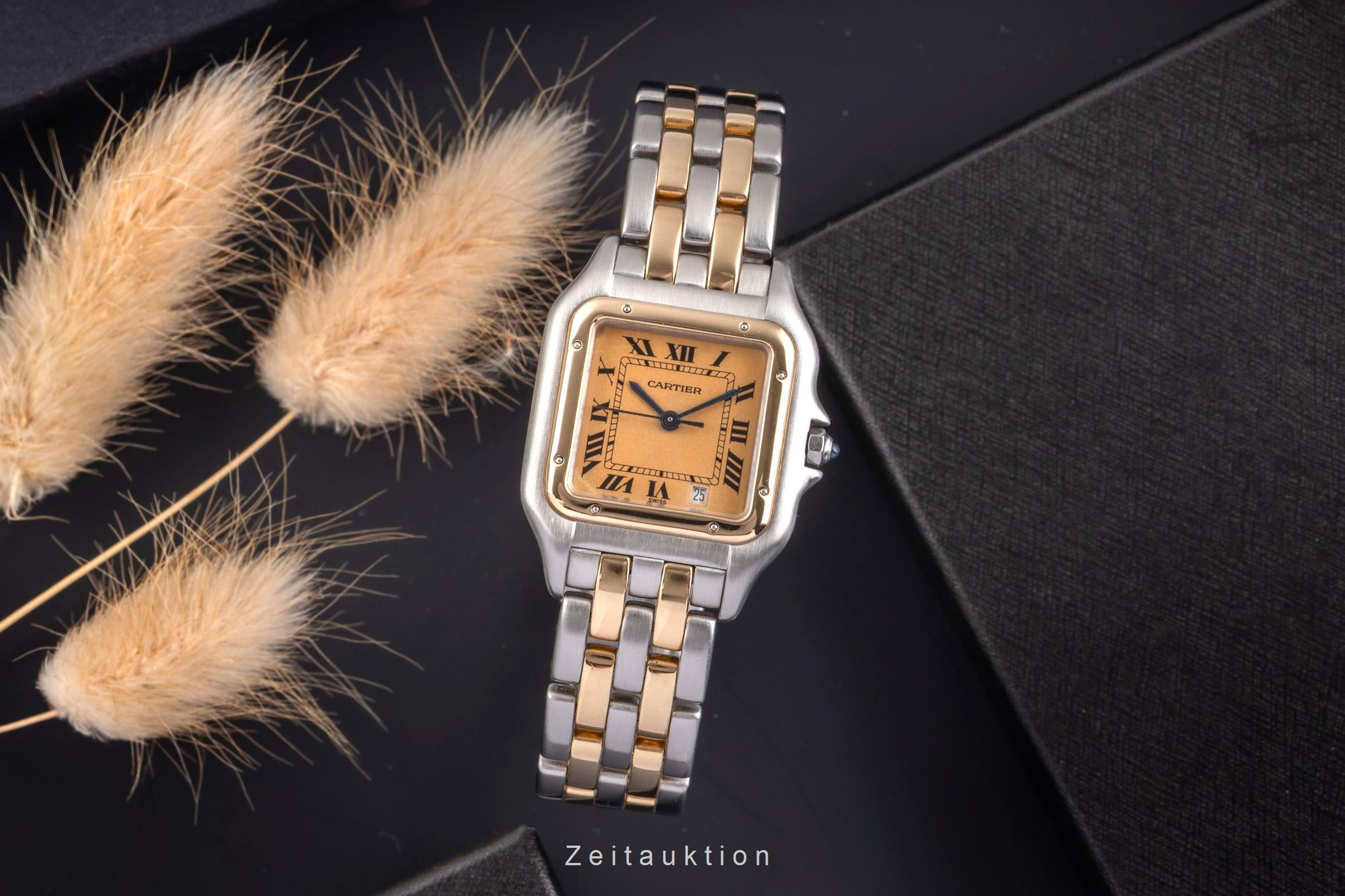 Cartier Panthere acciaio / oro quarzo orologio da donna 83083242  [2505266]