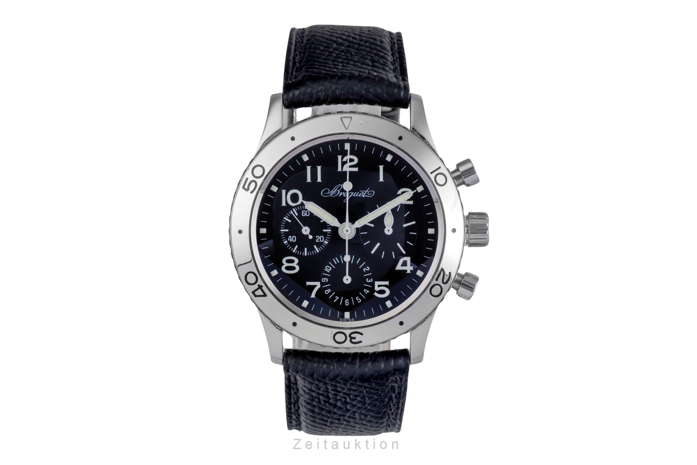 Breguet Type XX chronographe acier automatique montre pour hommes 3800  [2505267]