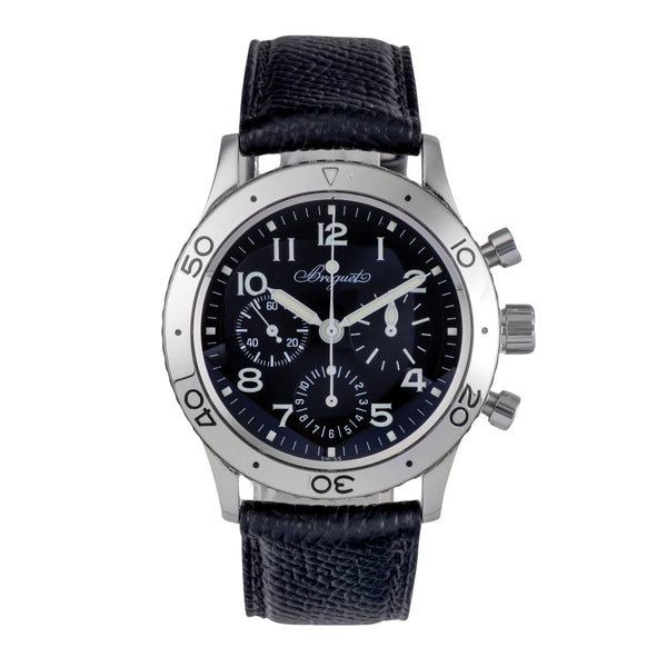 Breguet Type XX chronographe acier automatique montre pour hommes 3800  [2505267]