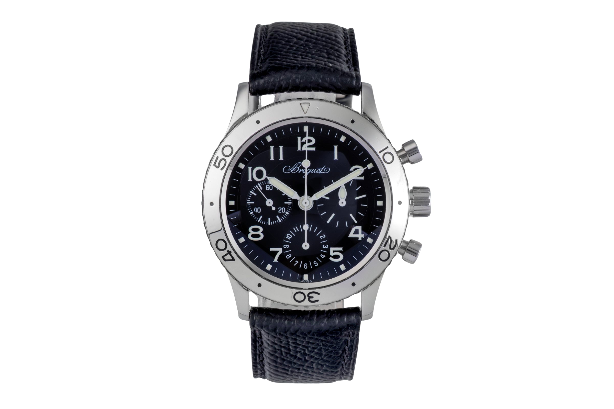 Breguet Type XX chronographe acier automatique montre pour hommes 3800  [2505267]