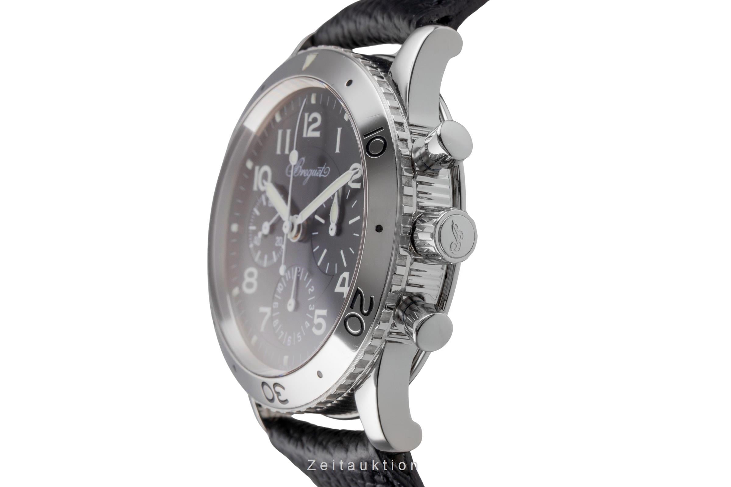 Breguet Type XX chronographe acier automatique montre pour hommes 3800  [2505267]