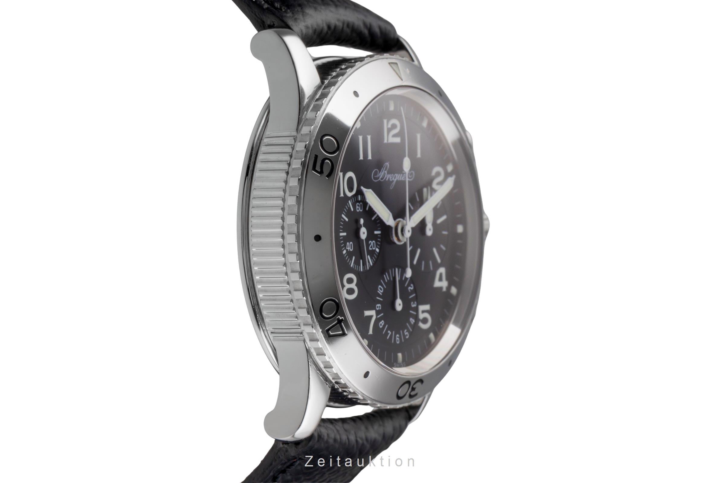 Breguet Type XX chronographe acier automatique montre pour hommes 3800  [2505267]