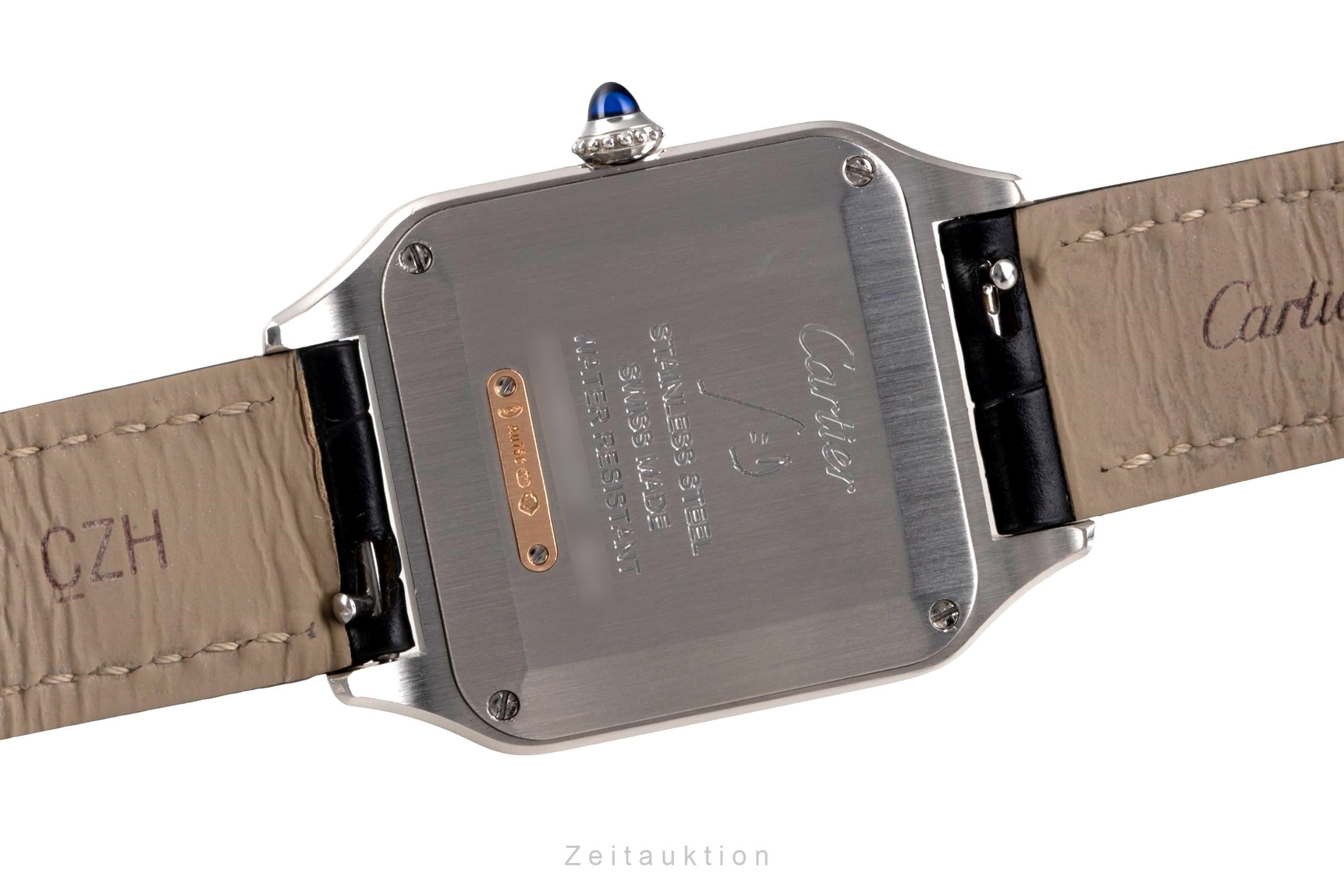 Cartier Santos Dumont steel / gold quartz men's watch W2SA0012  [2505273]