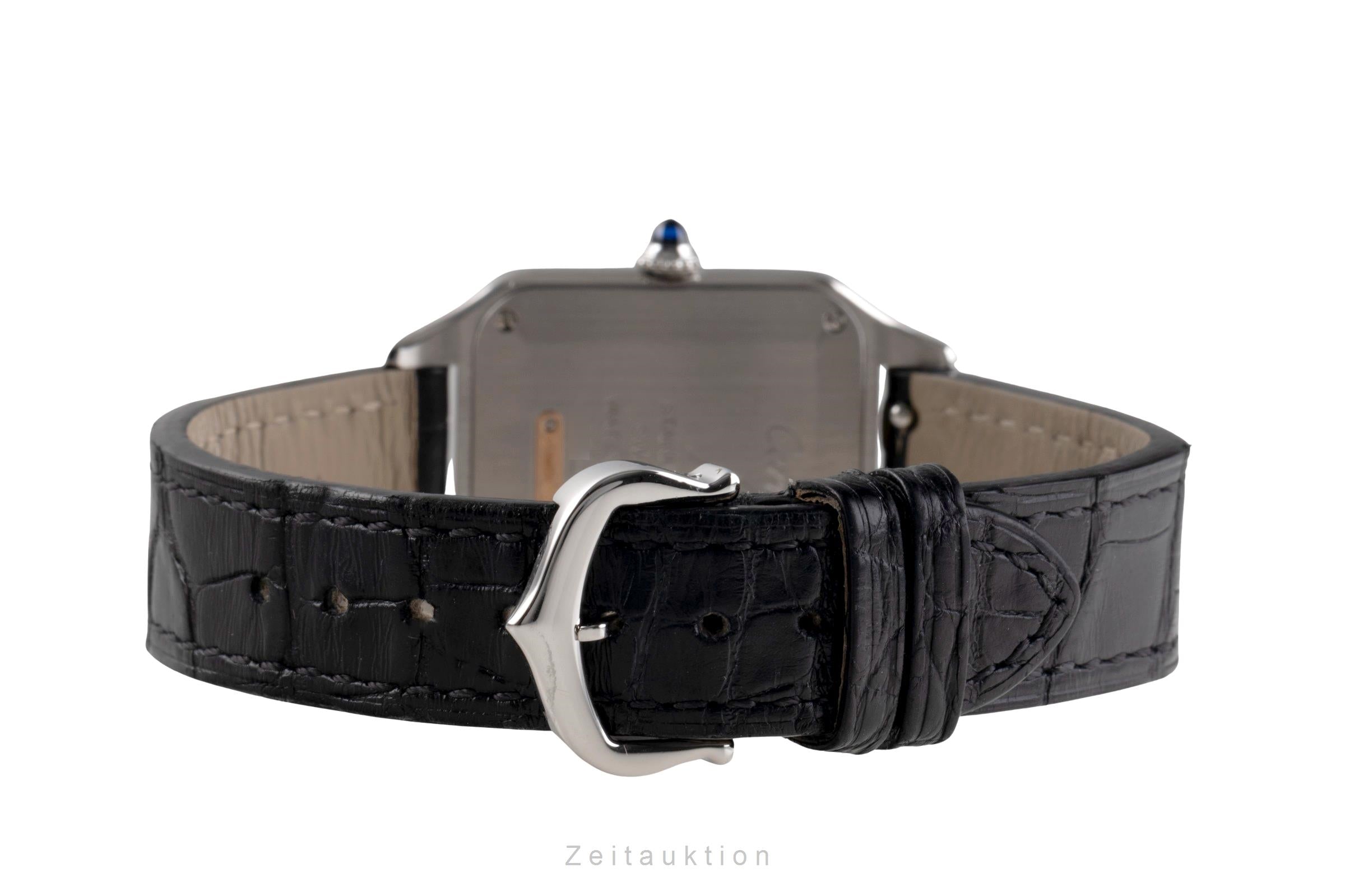 Cartier Santos Dumont steel / gold quartz men's watch W2SA0012  [2505273]
