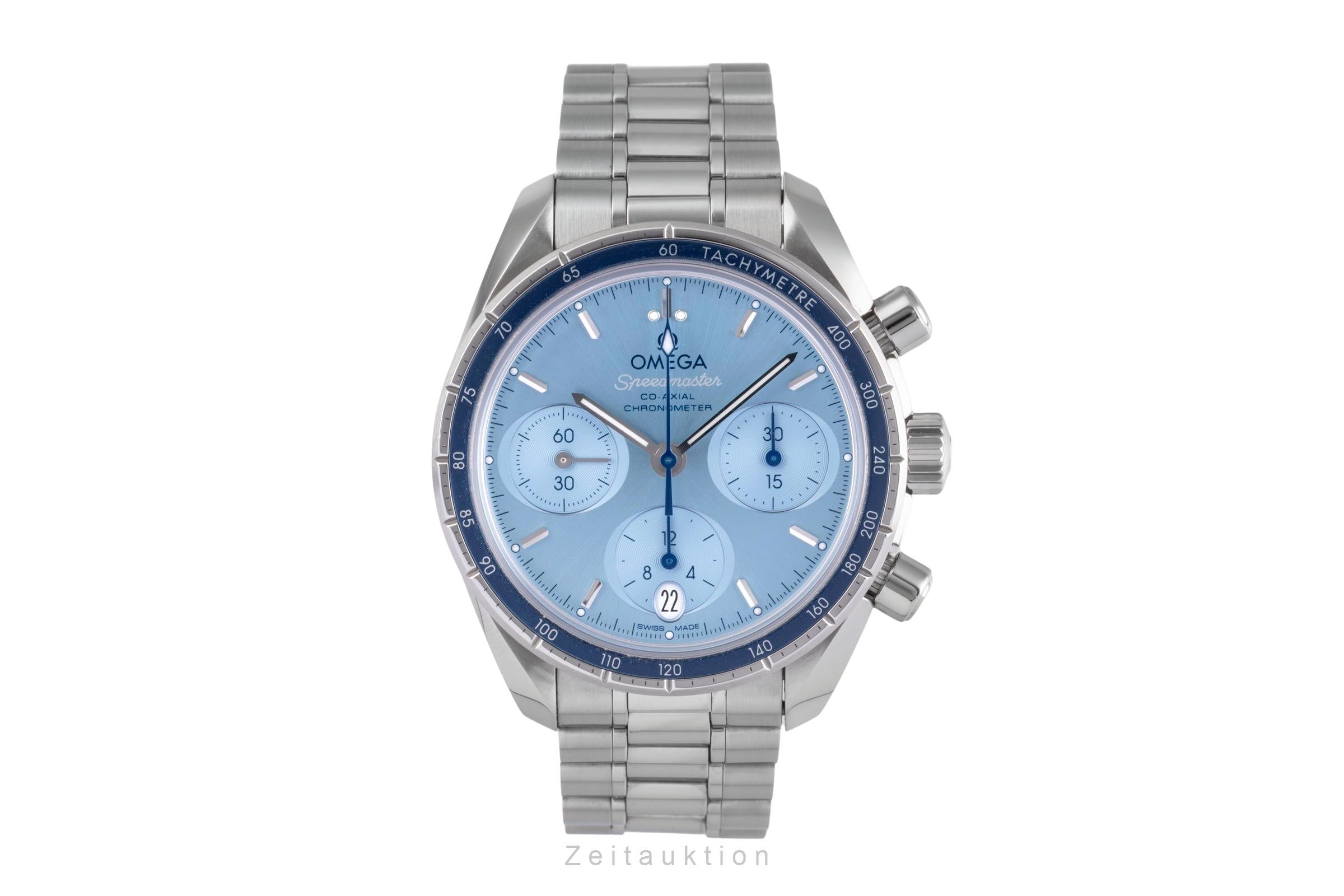 Omega Speedmaster chronograph steel automatic men's watch 324.30.38.50.03.001 LP: 6100EUR  [2505275]