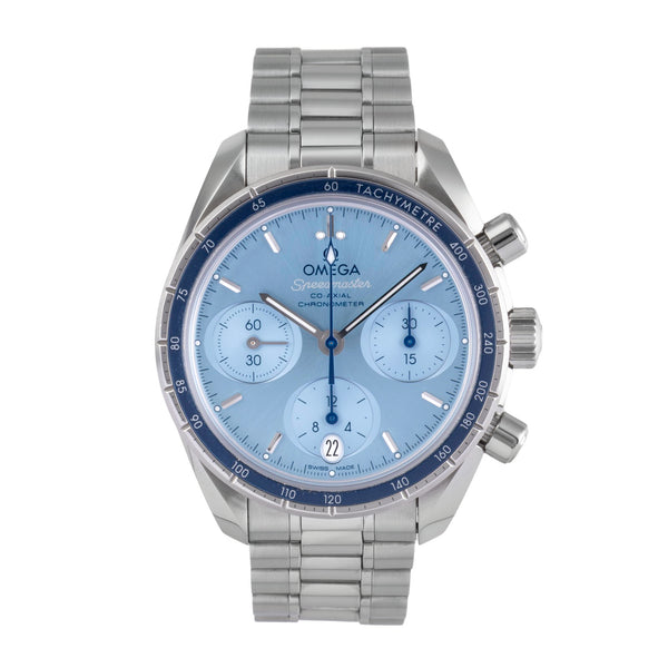 Omega Speedmaster chronograph steel automatic men's watch 324.30.38.50.03.001 LP: 6100EUR  [2505275]