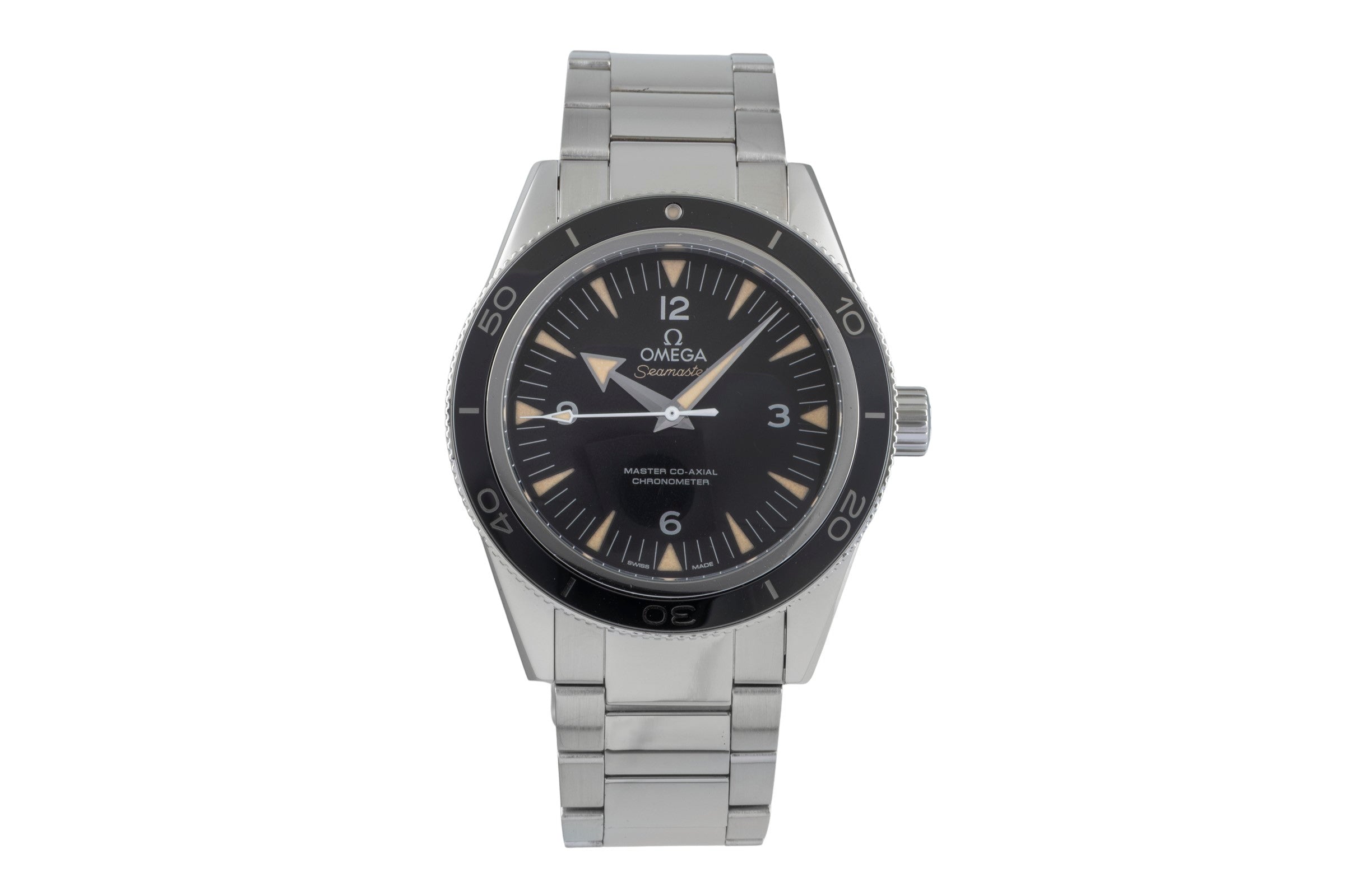 Omega Seamaster steel automatic men's watch 233.30.41.21.01.001 LP: 7700EUR  [2505276]
