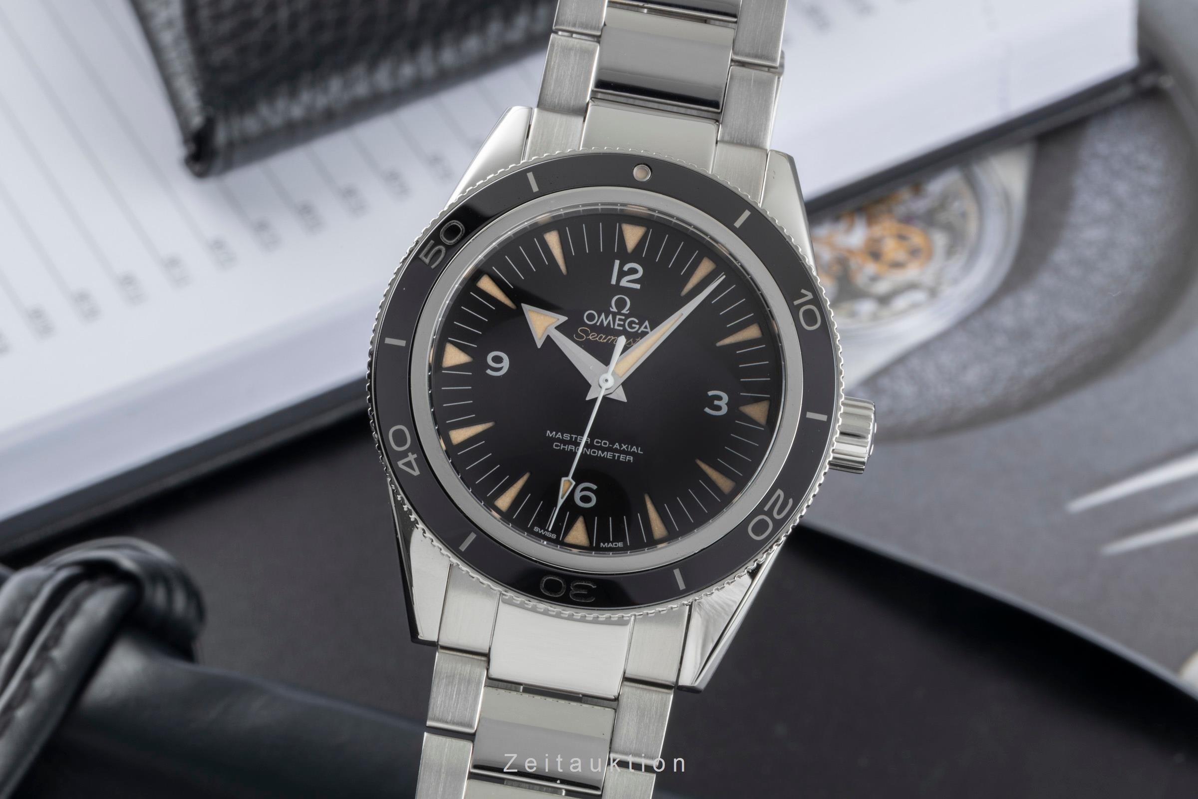 Omega Seamaster steel automatic men's watch 233.30.41.21.01.001 LP: 7700EUR  [2505276]
