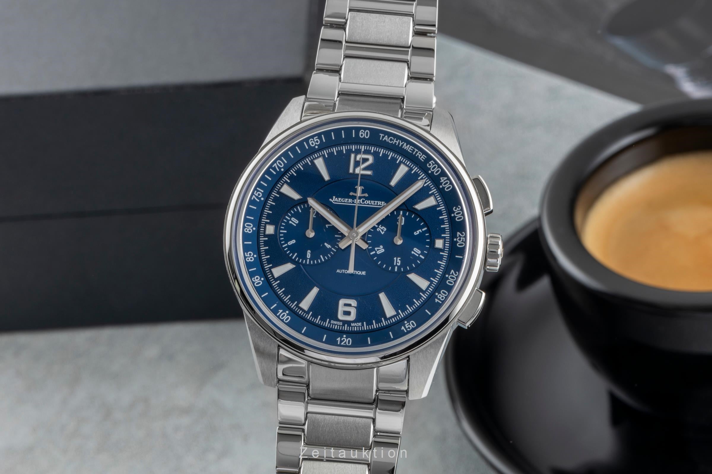 Jaeger LeCoultre Polaris chronograph steel automatic men's watch Q9028180, 842.8.C1.S  [2505277]